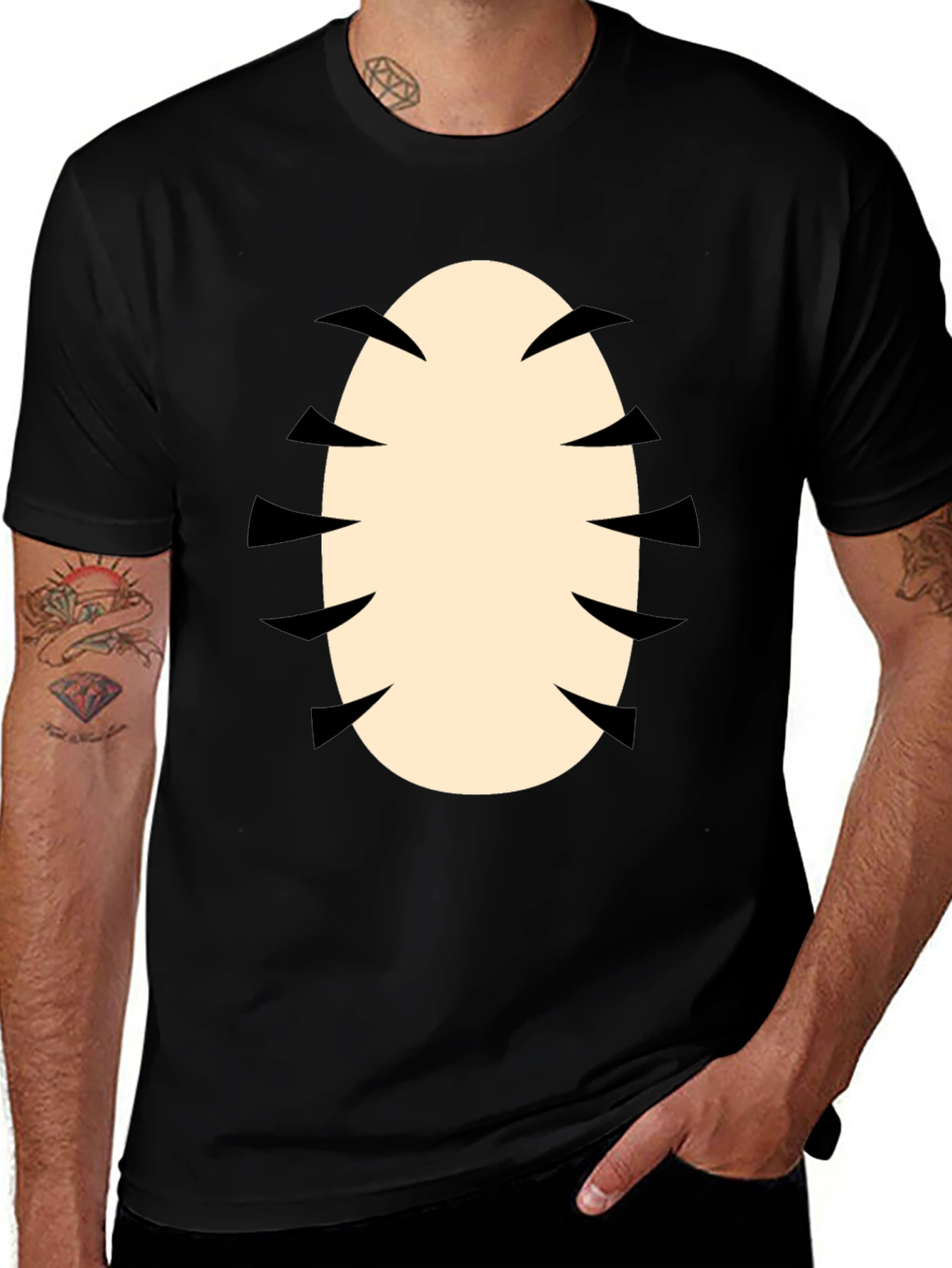 Variant 26 of Funny Alien Chest Burst Costume Graphic T-Shirt