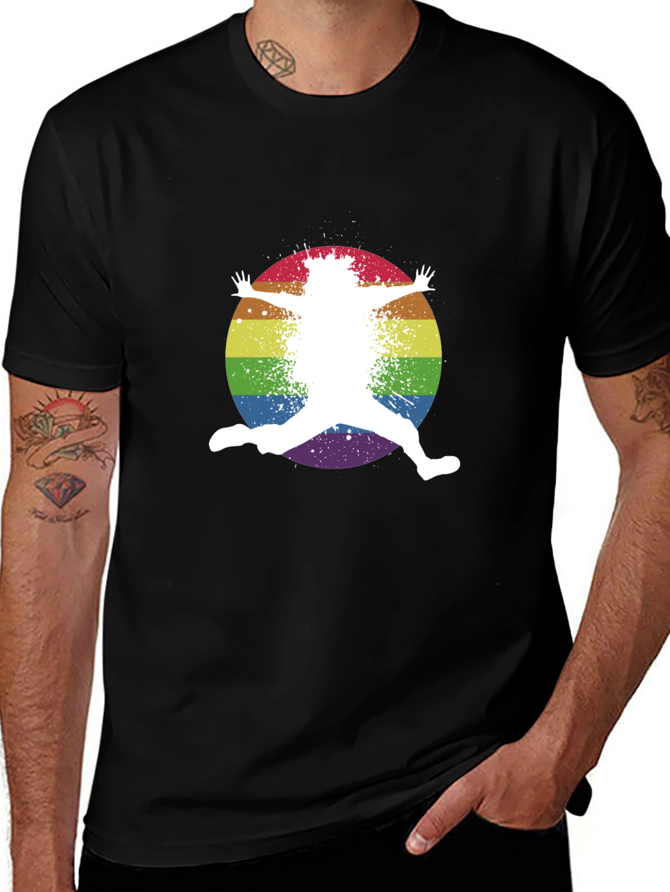 Variant 3 of Rainbow Silhouette T-Shirt