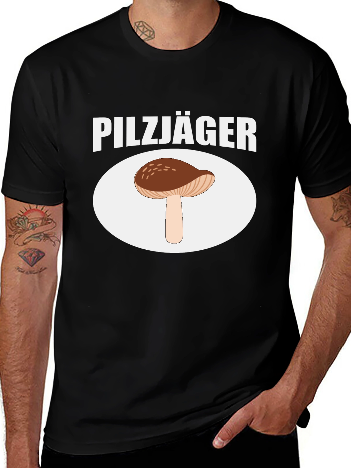 Pilzjäger Mushroom Hunter T-Shirt