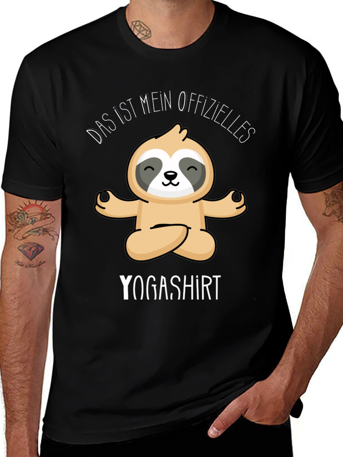 Variant 15 of Yoga Sloth T-Shirt - Official Yoga Shirt