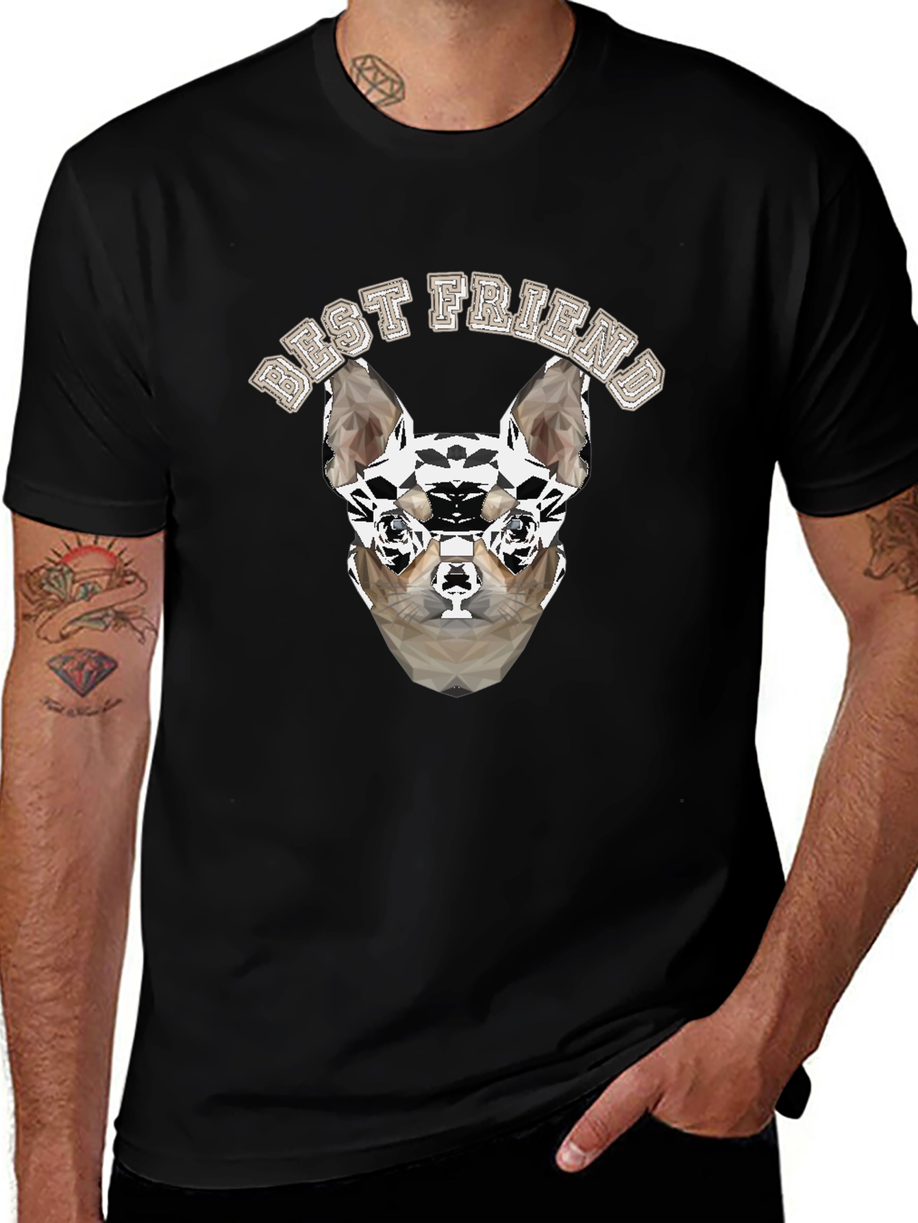 Variant 16 of Best Friend Dog Graphic T-Shirt