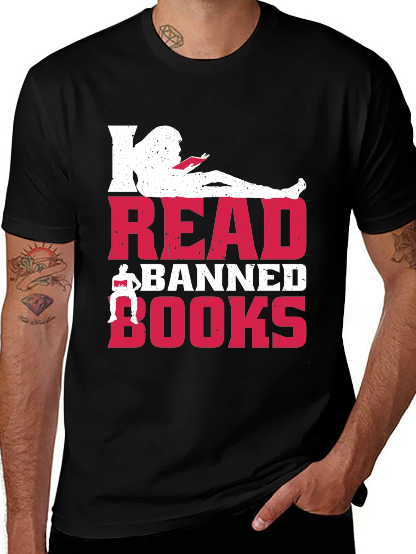 Variant 20 of I Read Banned Books Graphic Tee - Unisex