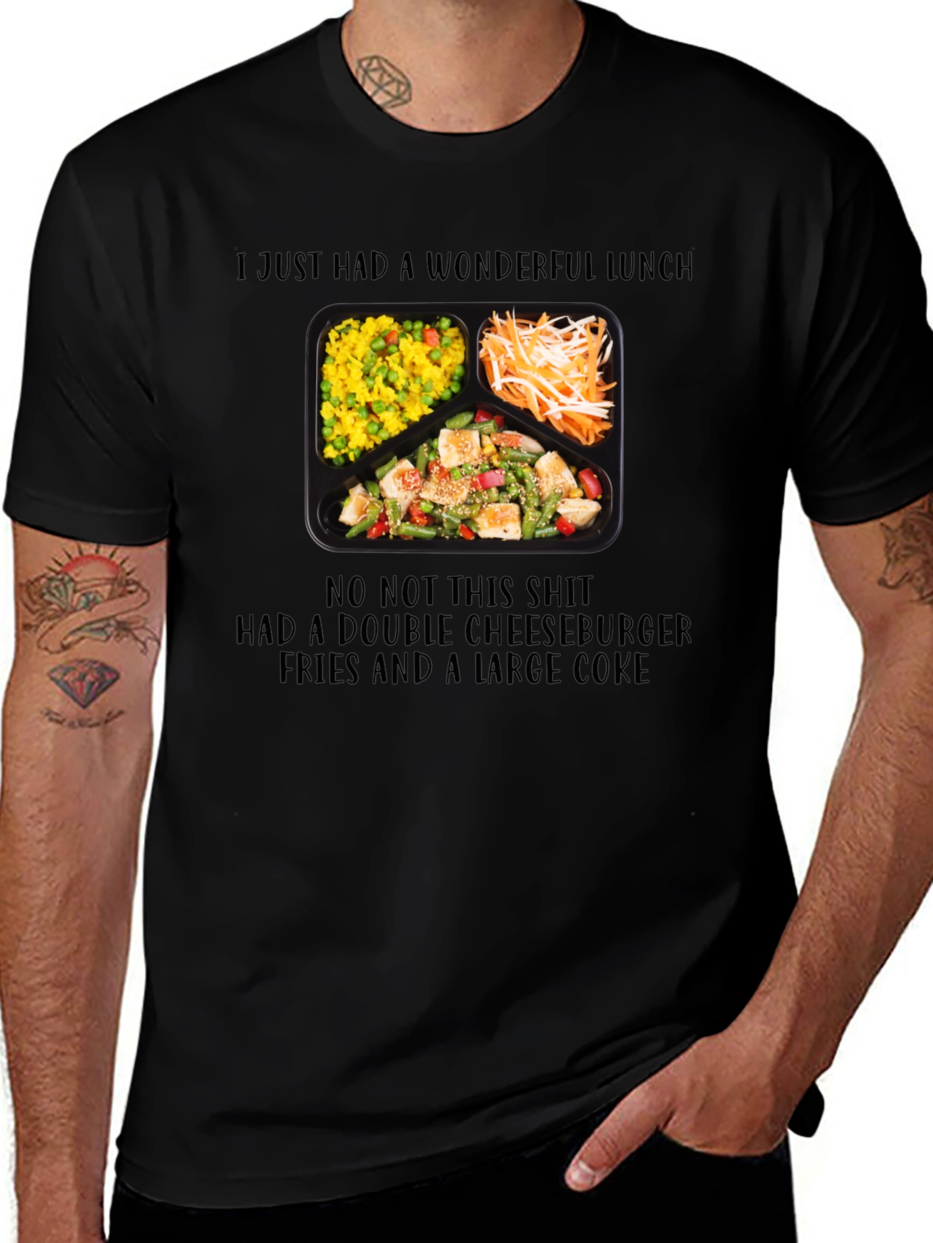 Variant 29 of Funny "Wonderful Lunch" T-Shirt