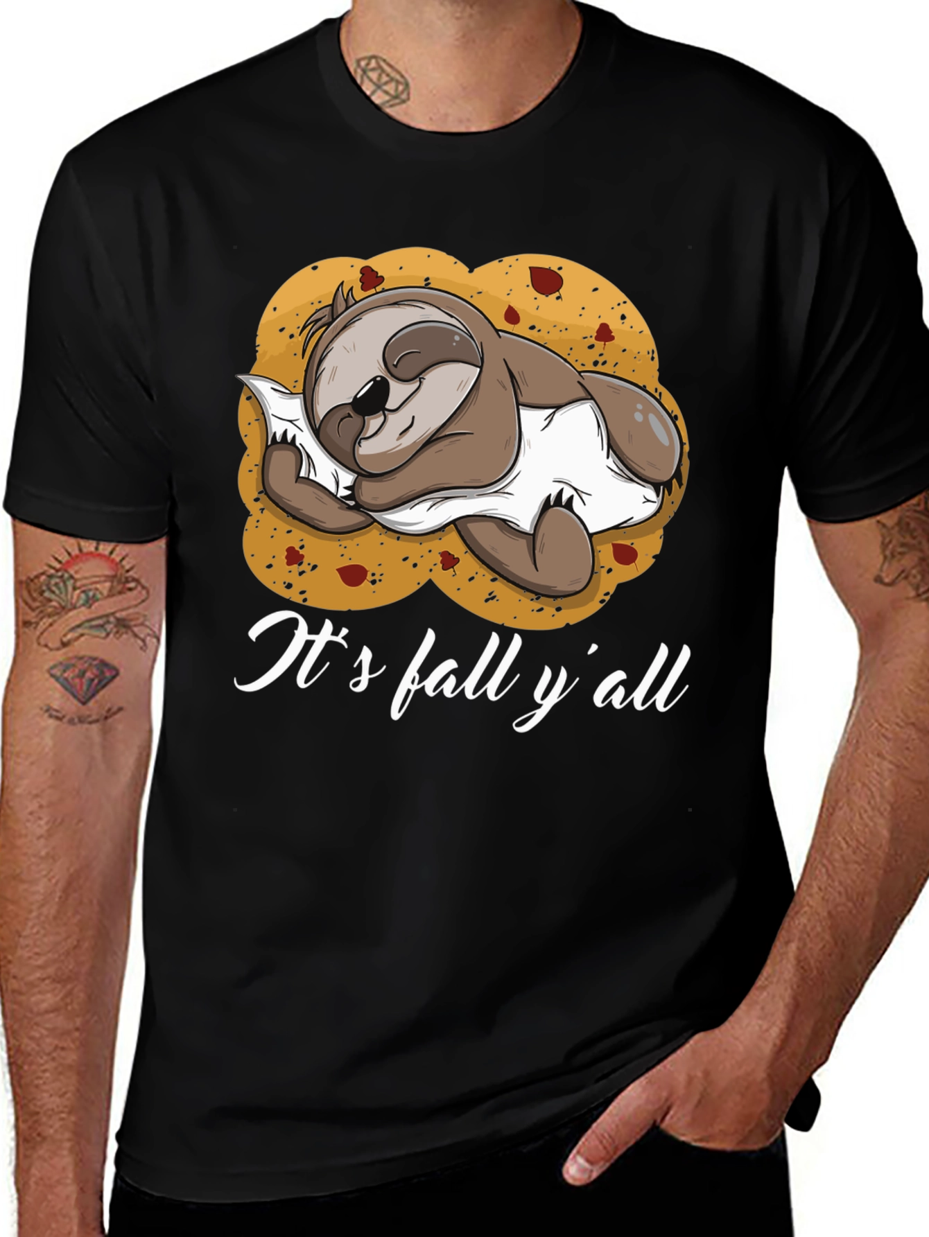 Variant 6 of It's Fall Y'all Sloth T-Shirt