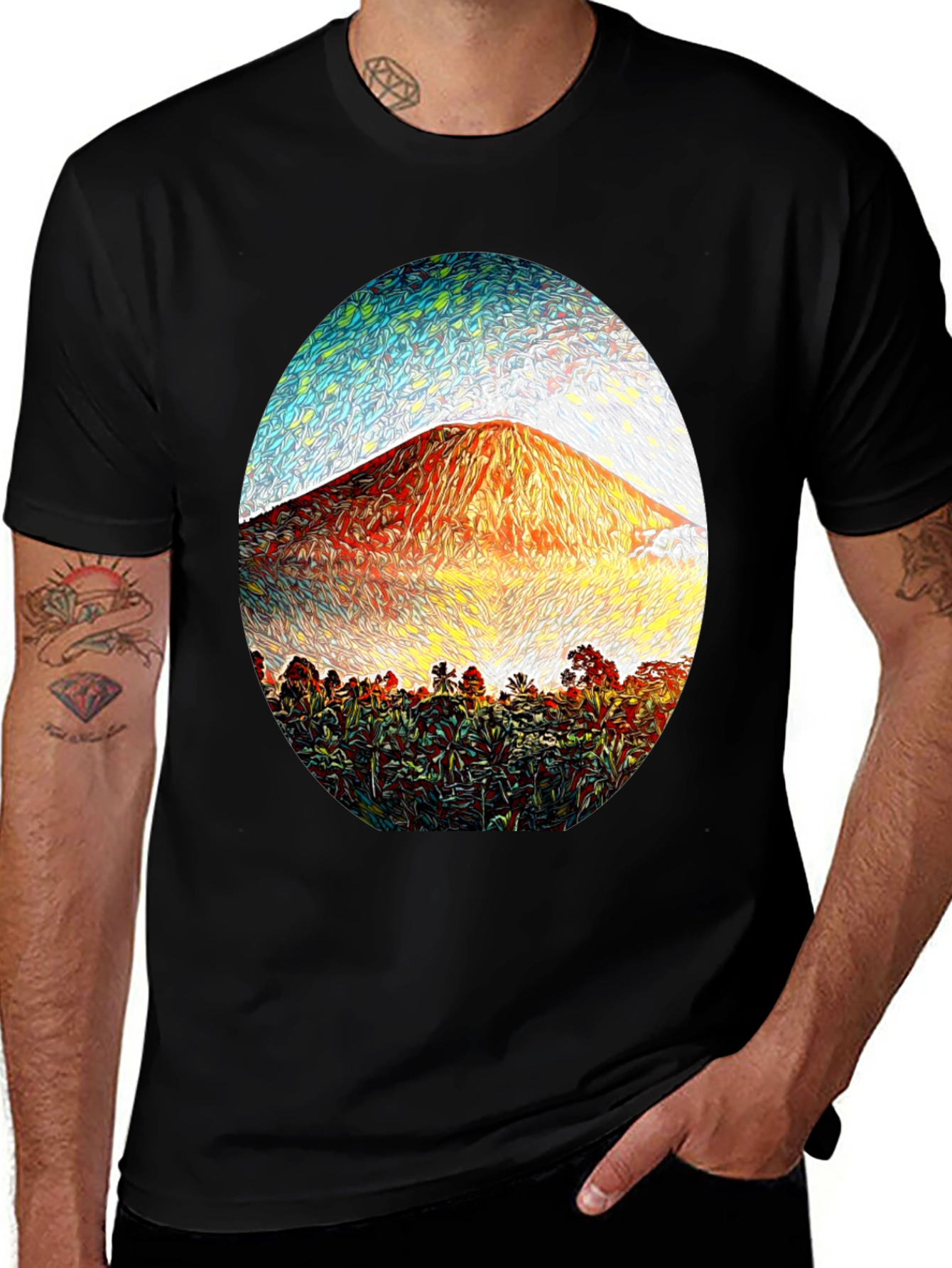 Variant 11 of Mountain Graphic Tee - Adventure Awaits!