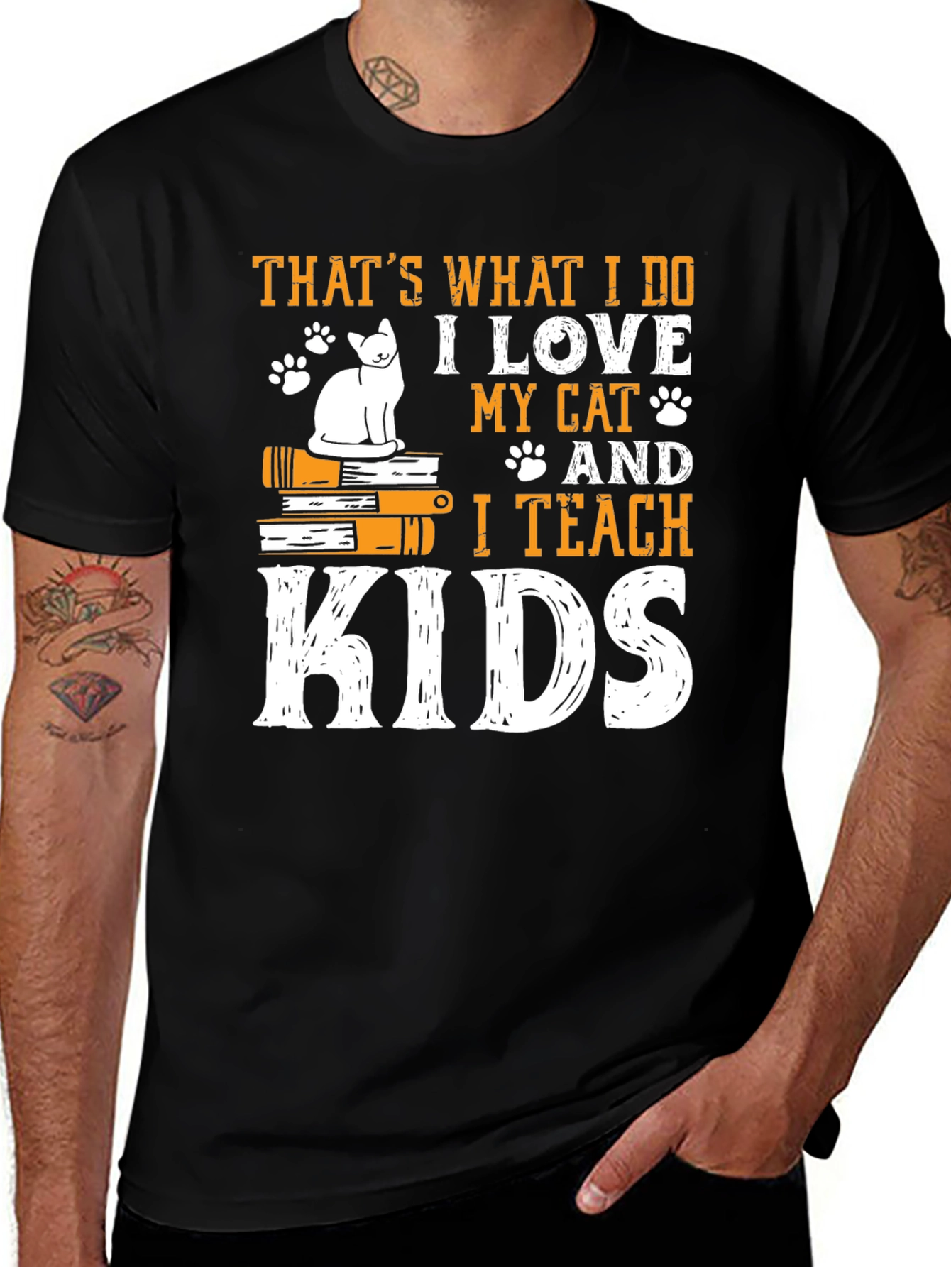 Variant 8 of Cat Lover Teacher T-Shirt - That's What I Do