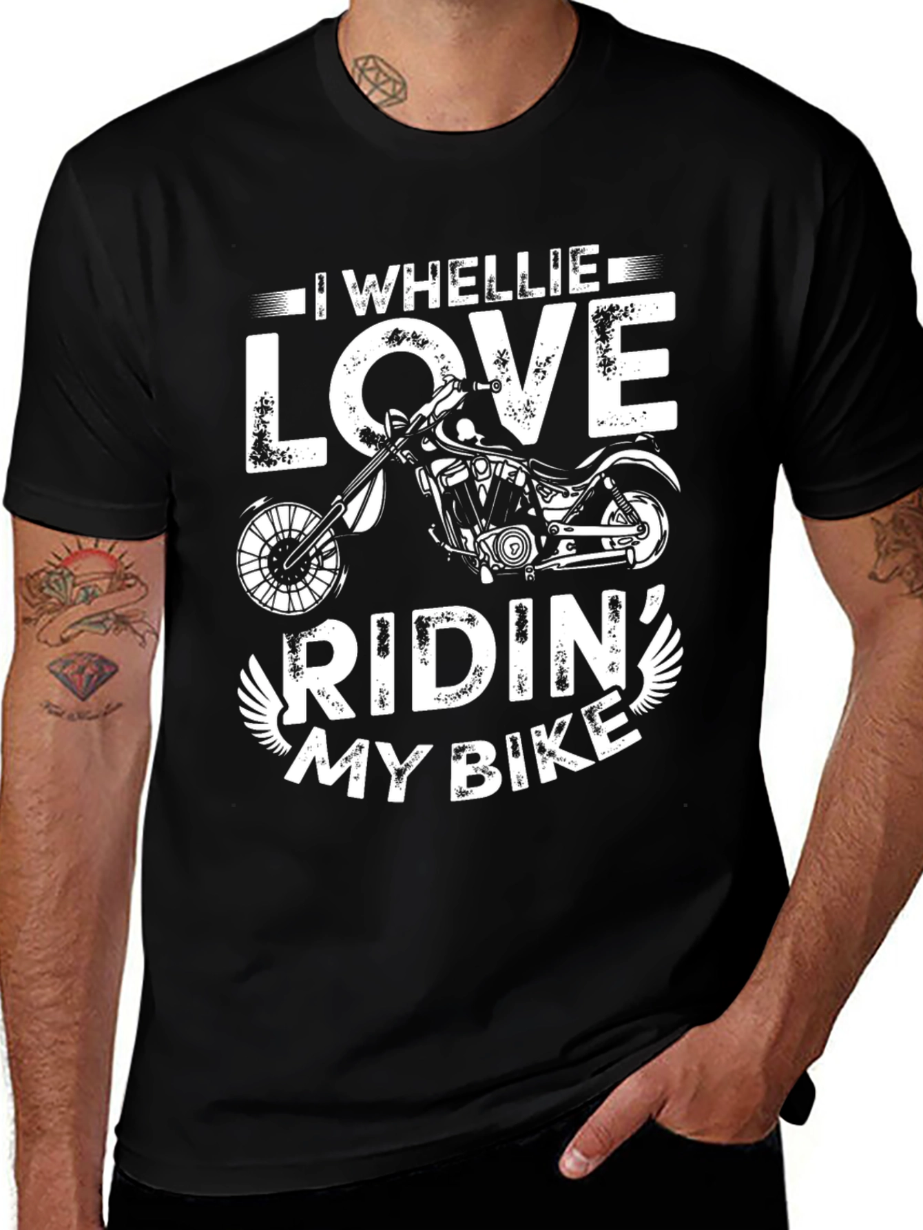 Variant 6 of I WHEELIE LOVE Riding My Bike Tee