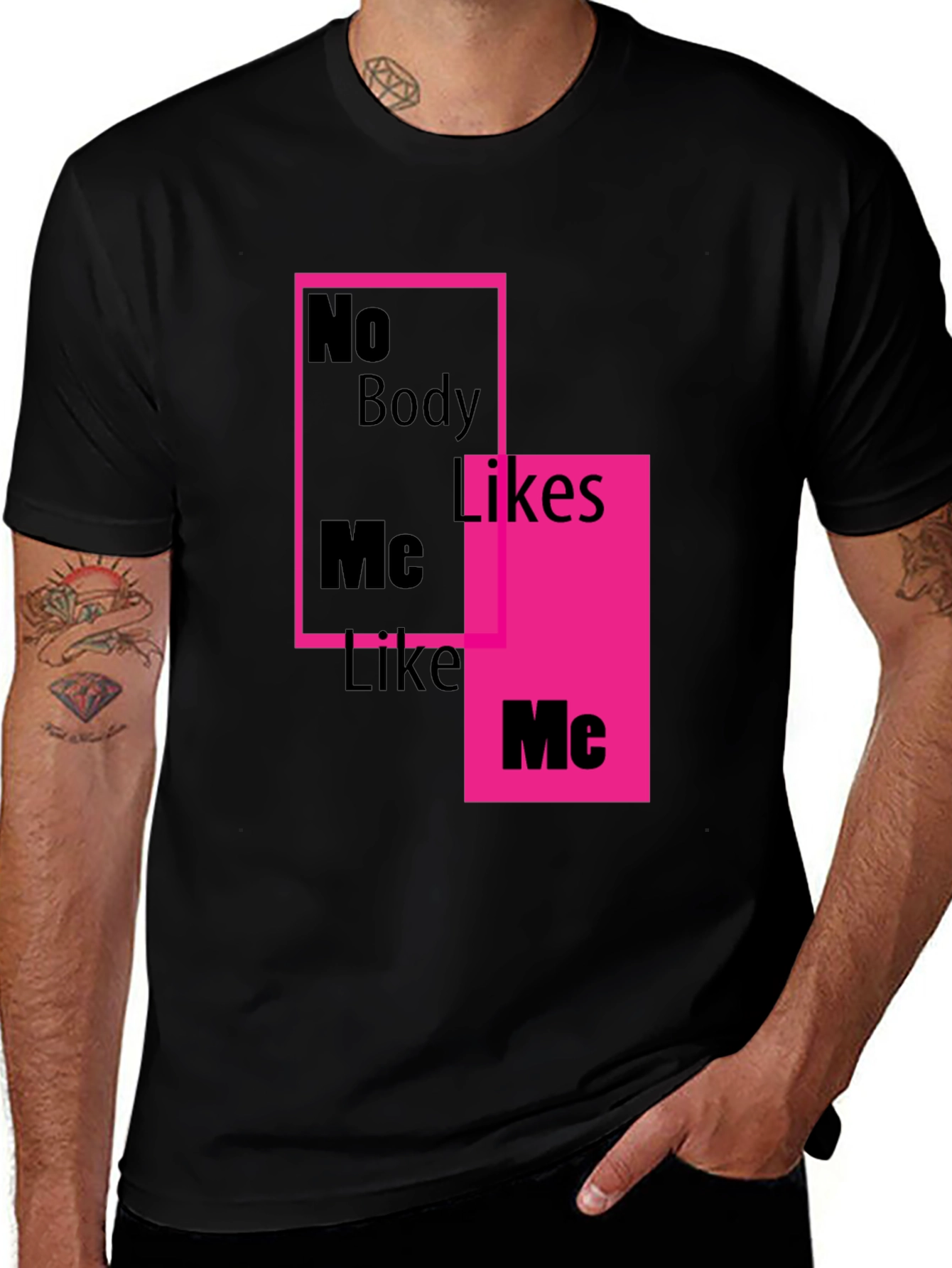 Variant 24 of No Body Likes Me Graphic Tee