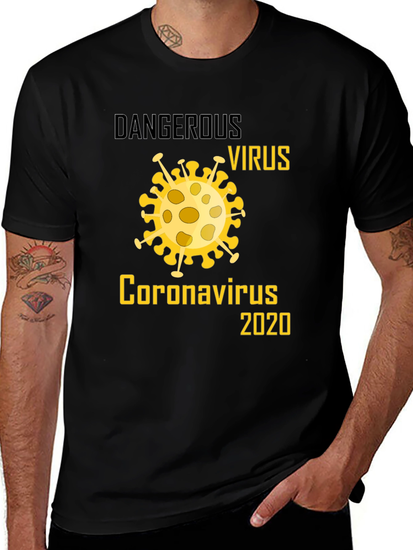 Variant 14 of Coronavirus 2020 Graphic Tee - Stay Safe!