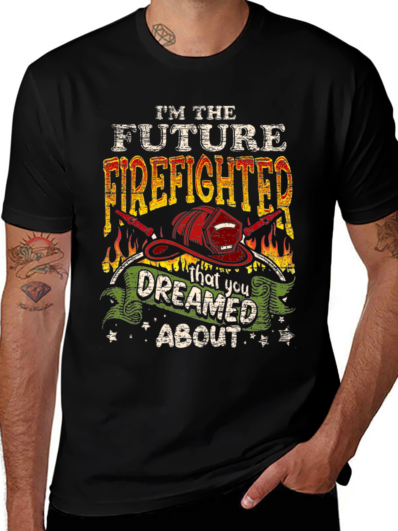 Variant 15 of Future Firefighter T-Shirt: Dreamed About Graphic Tee