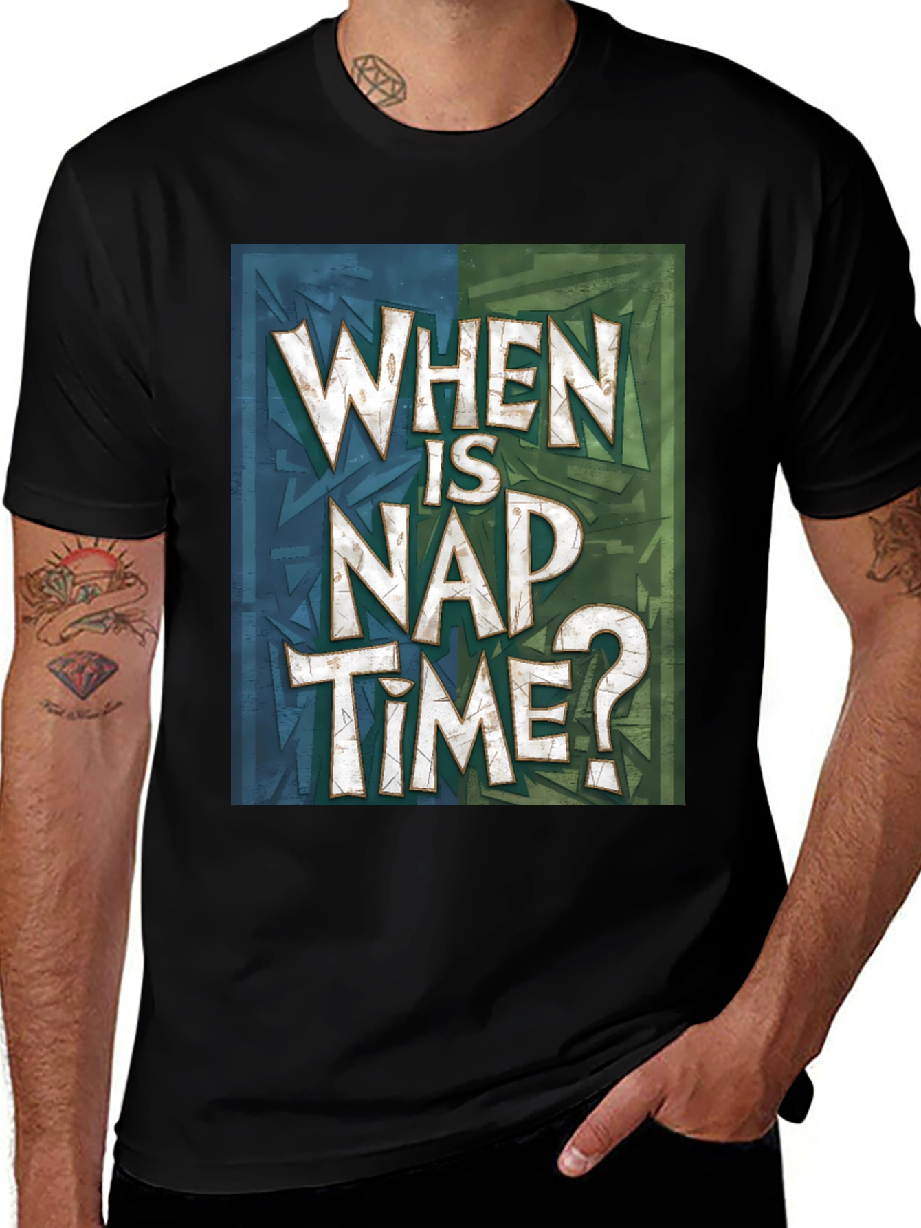 When is Nap Time? Graphic T-Shirt