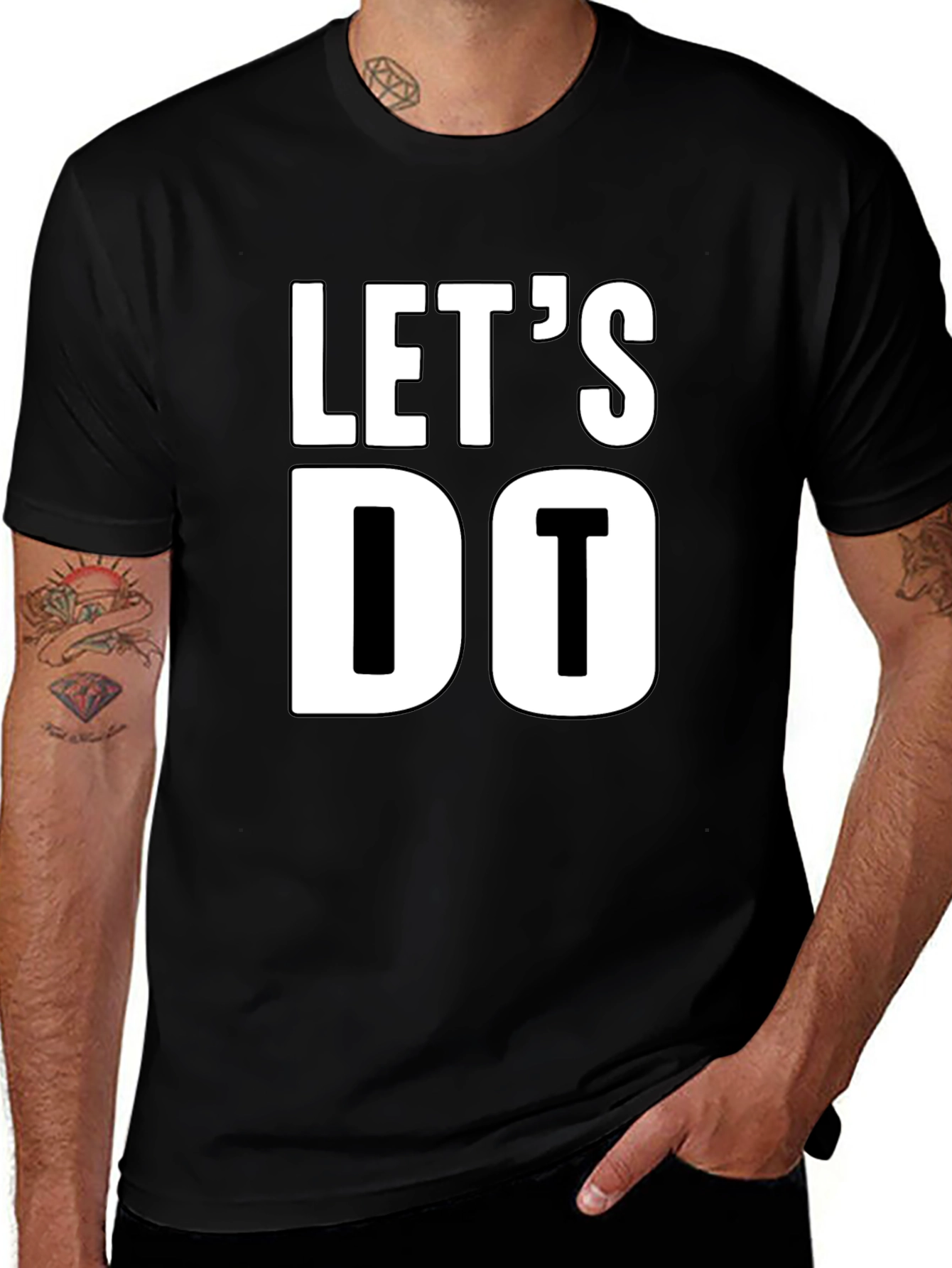 Variant 24 of Let's Do It - Classic Black T-Shirt