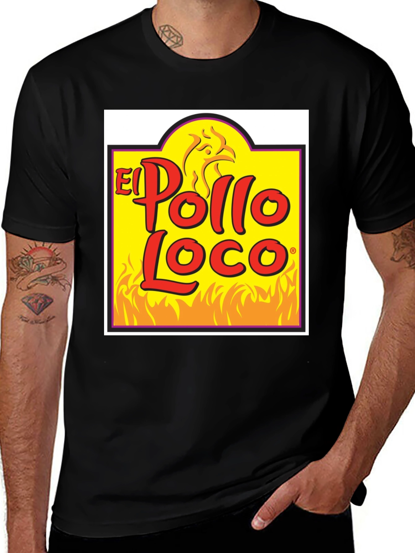 El Pollo Loco Graphic T-Shirt - Black