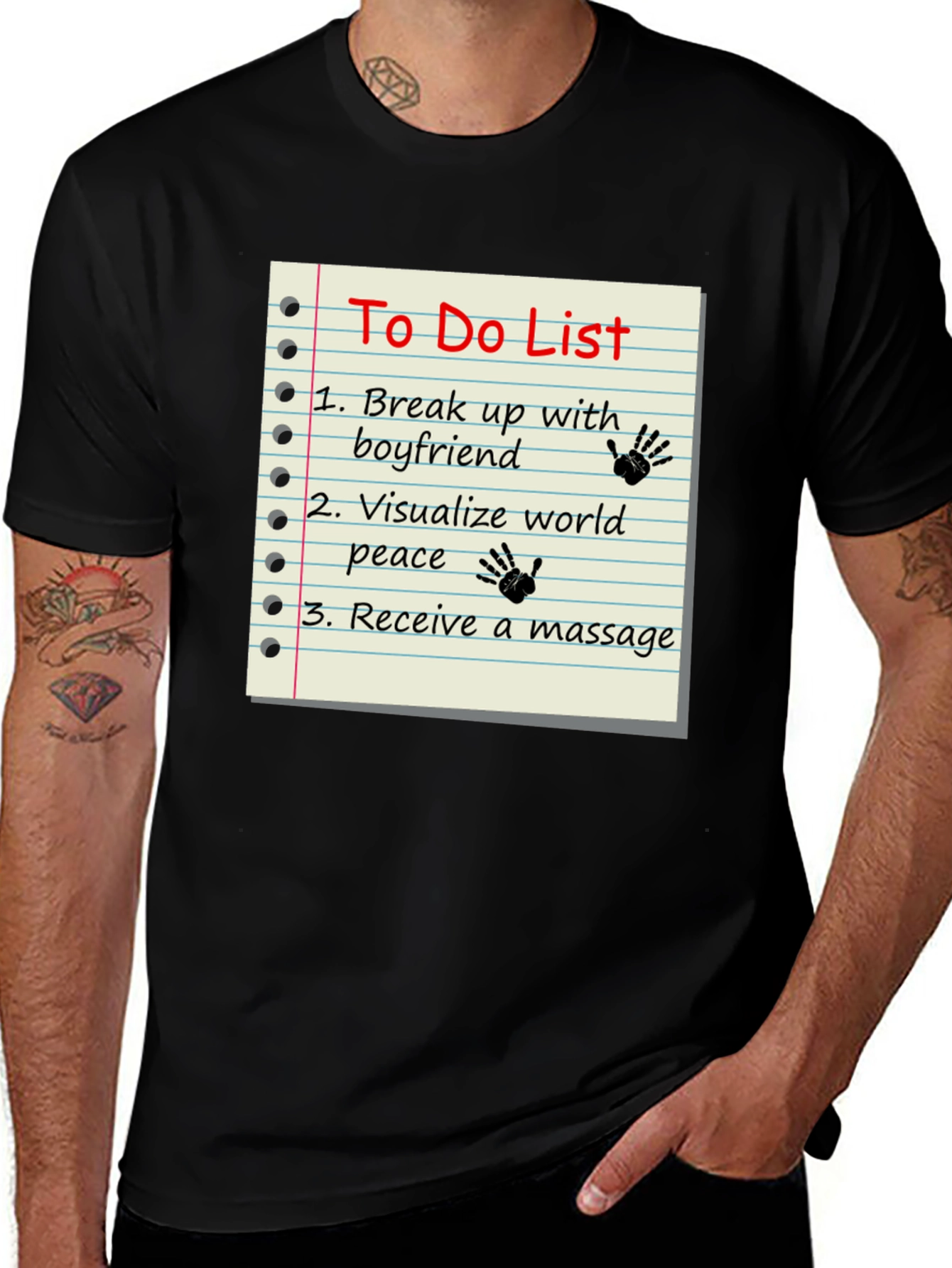 Variant 17 of To Do List Graphic T-Shirt