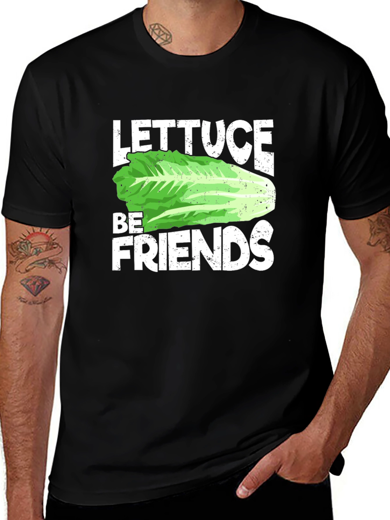 Lettuce Be Friends Graphic T-Shirt