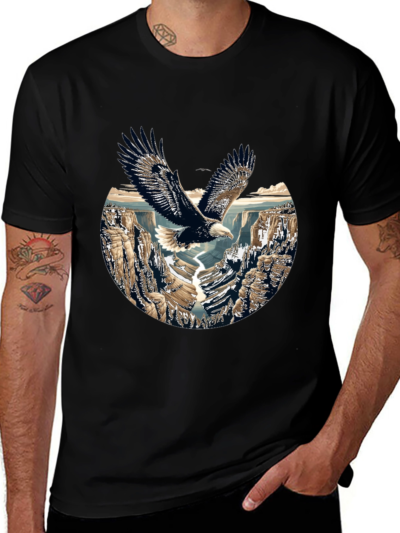 Variant 17 of Eagle Canyon Graphic T-Shirt