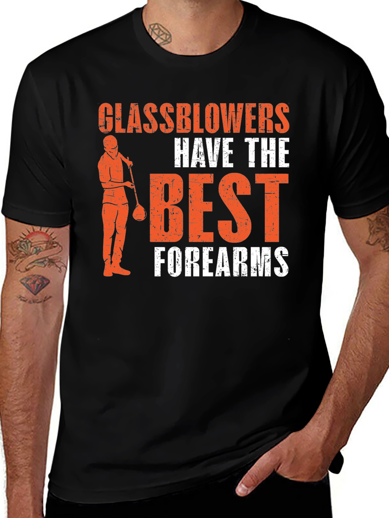 Variant 12 of Glassblowers Best Forearms Graphic Tee