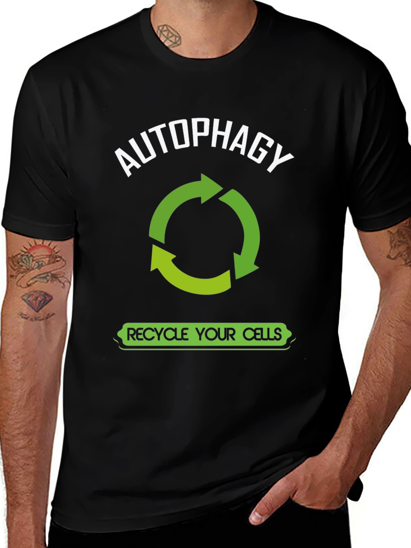 Autophagy Recycle Your Cells Graphic T-Shirt