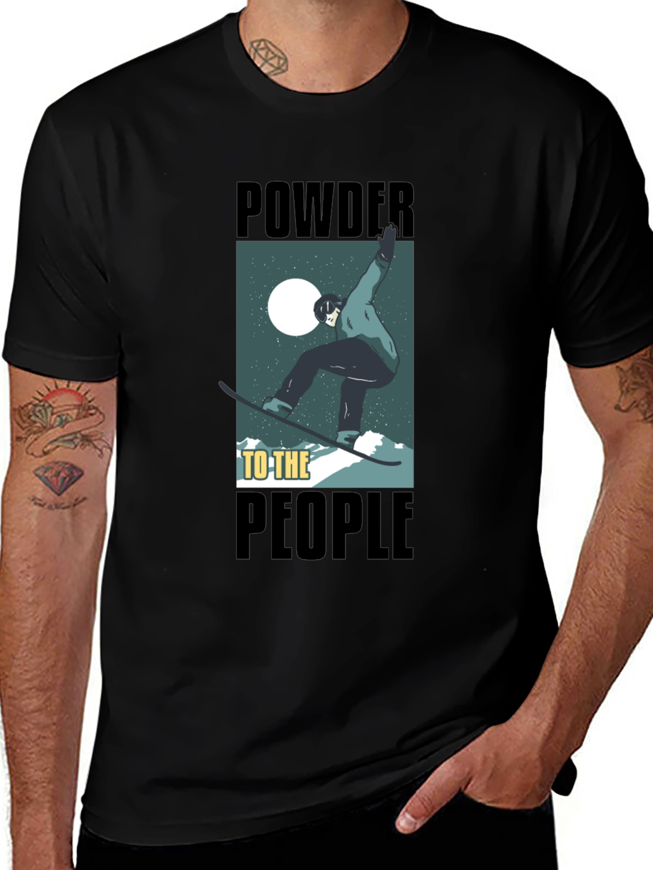 Powder to the People Graphic Tee