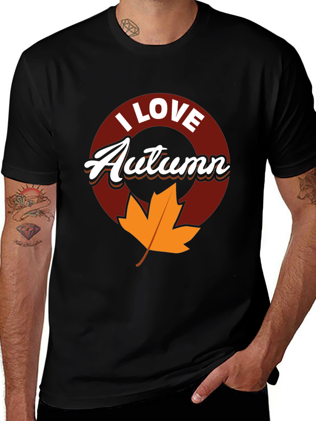Variant 10 of I Love Autumn T-Shirt - Fall Season Tee