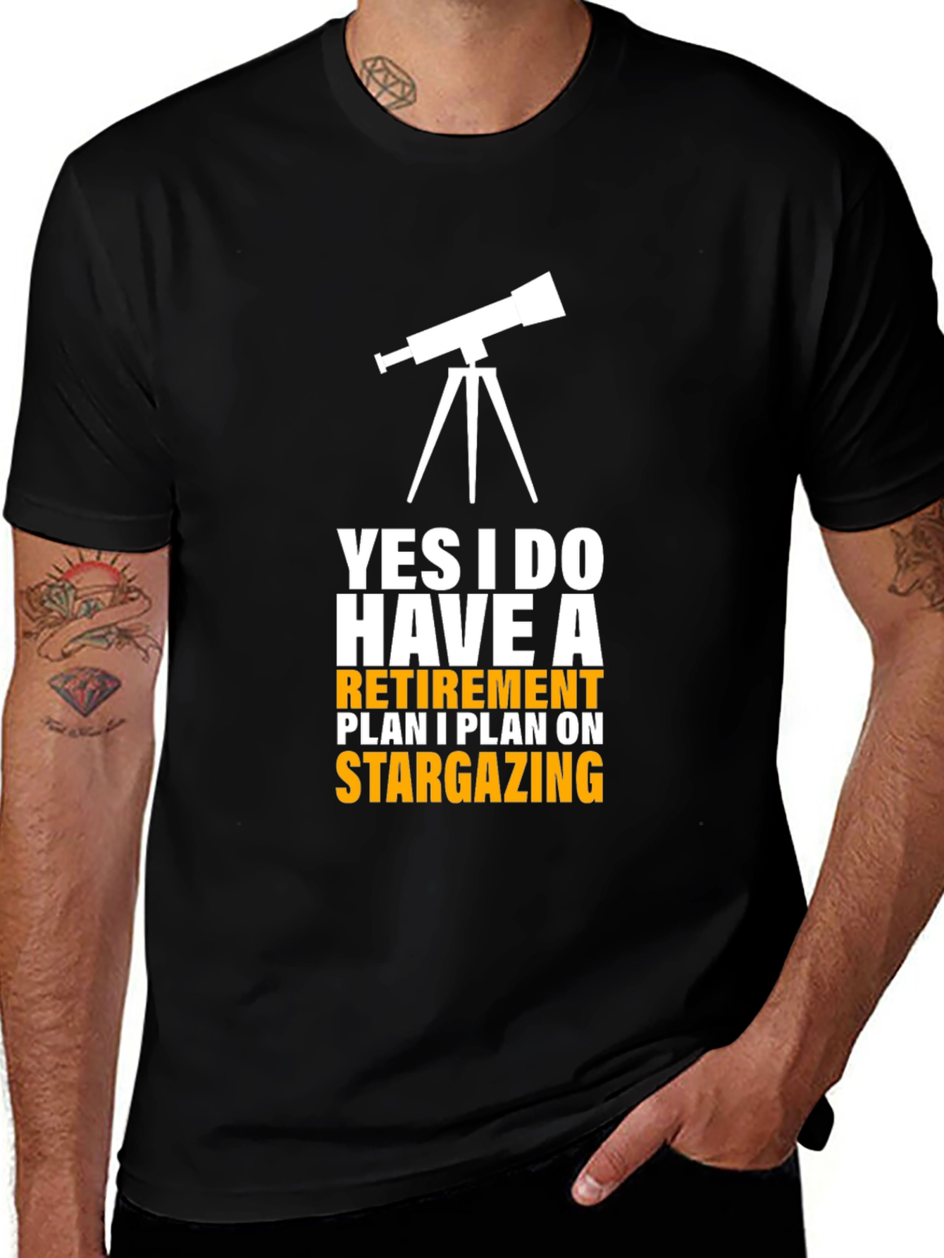 Variant 11 of Stargazing Retirement Plan T-Shirt