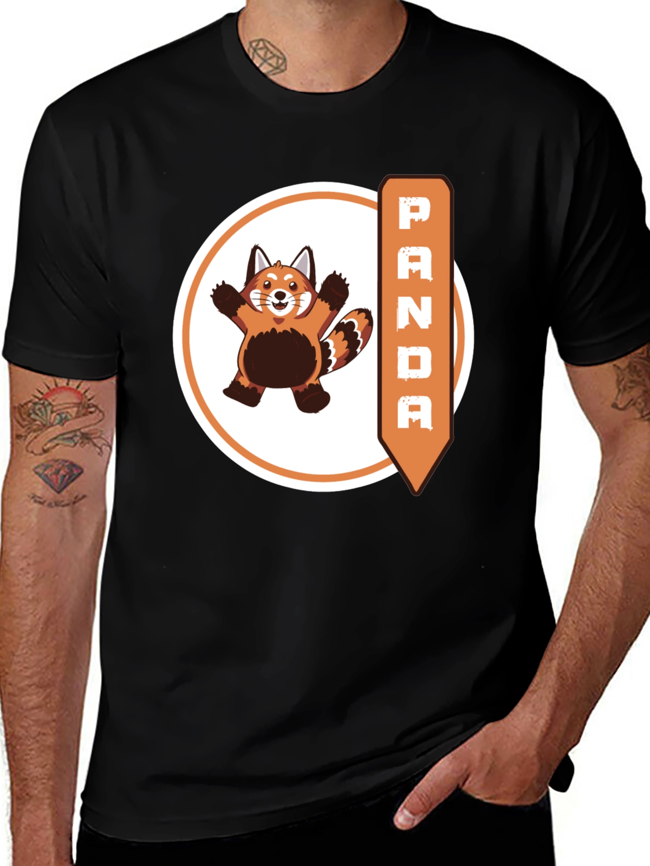 Variant 6 of Cute Red Panda Graphic Tee