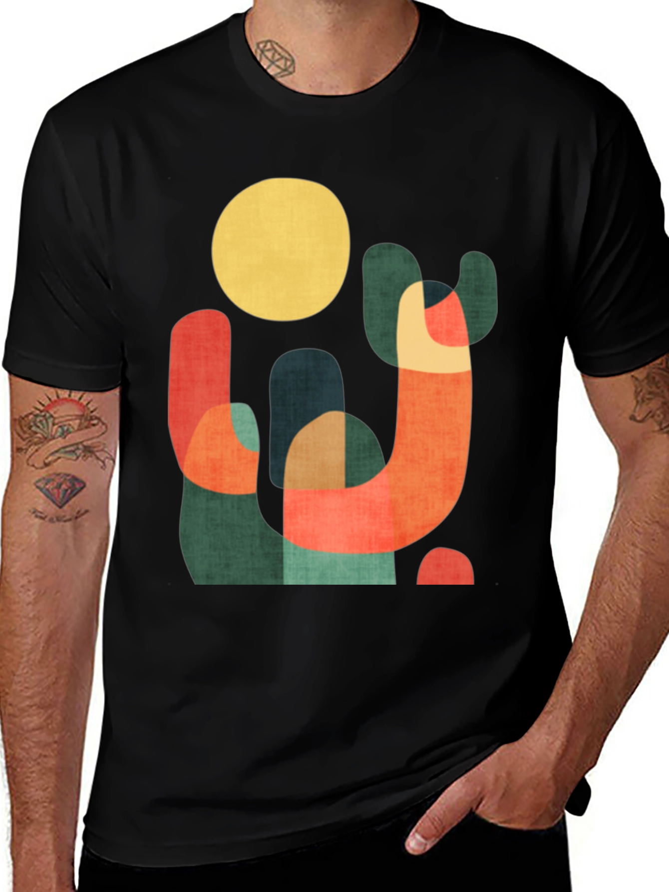 Variant 29 of Abstract Desert Print T-Shirt
