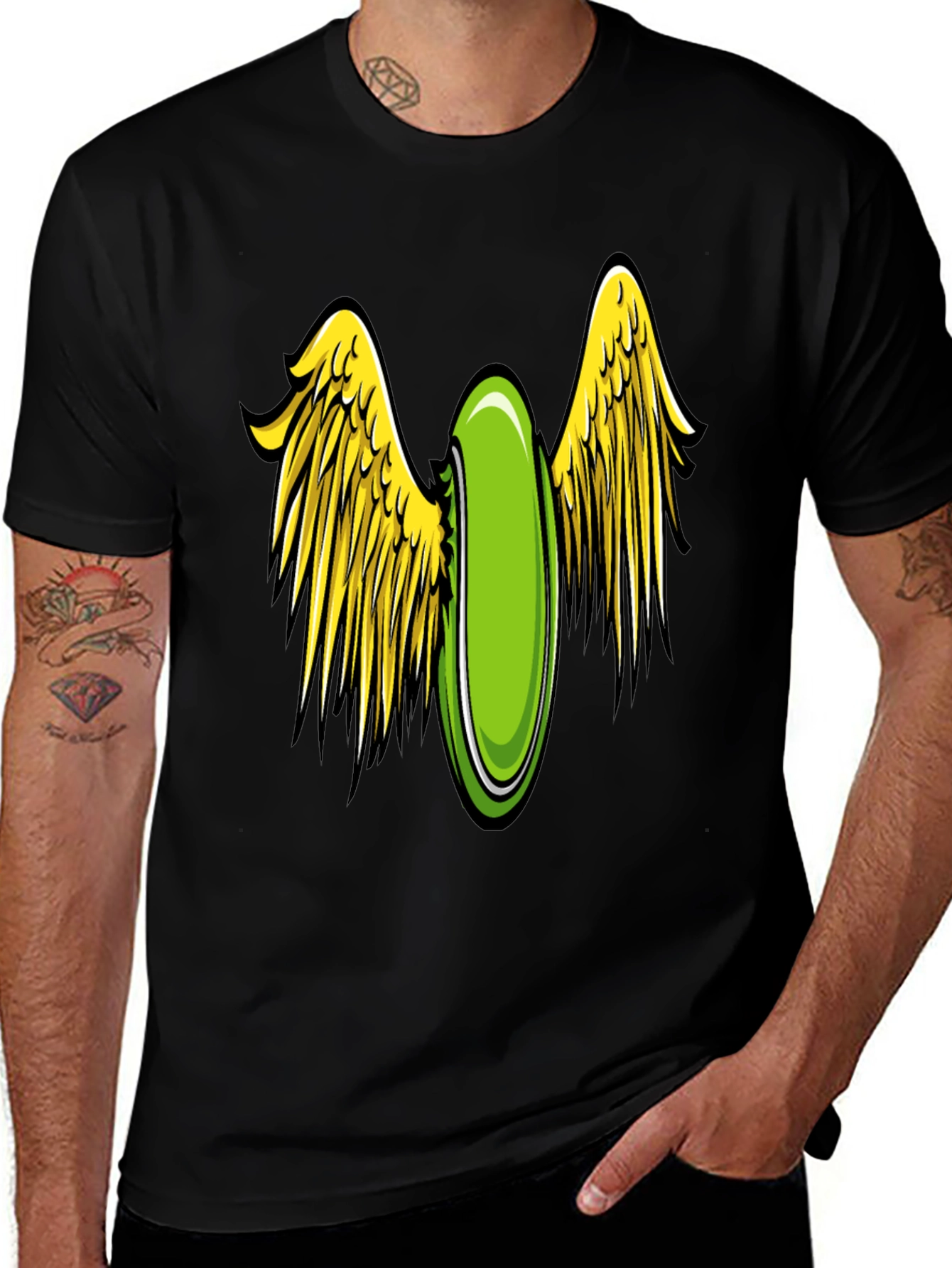 Winged Pickle T-Shirt - Quirky & Fun!