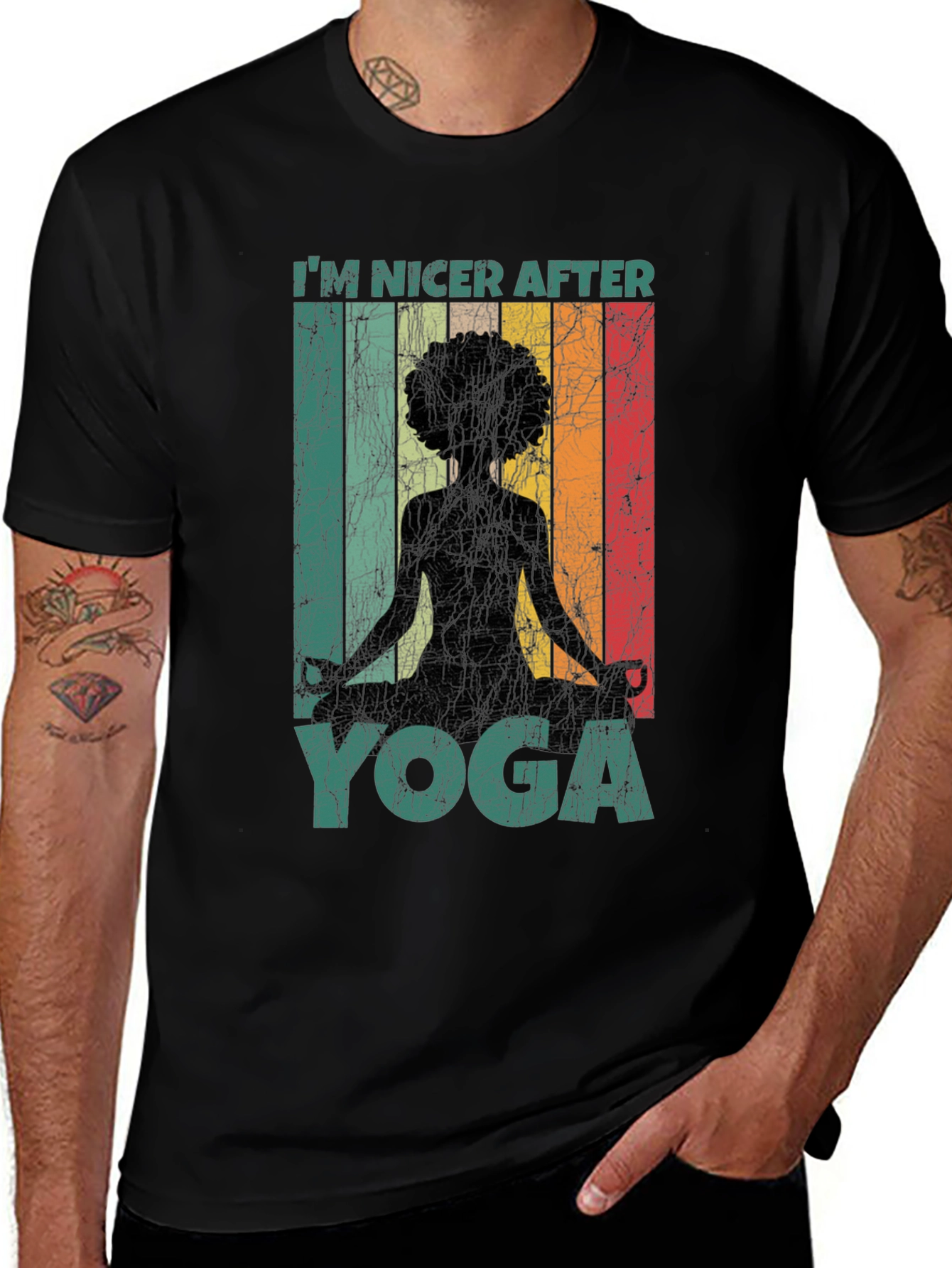 Variant 20 of Yoga Lover T-Shirt - I'm Nicer After Yoga Tee