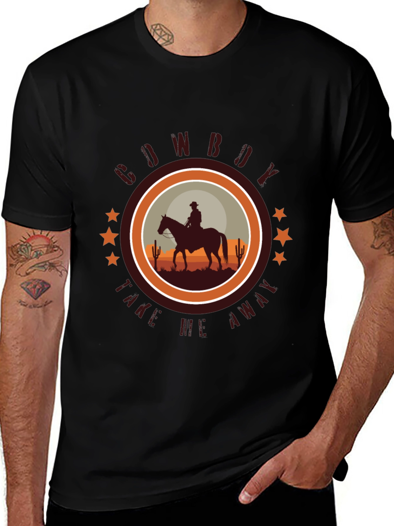 Variant 5 of Cowboy Take Me Away T-Shirt - Western Style