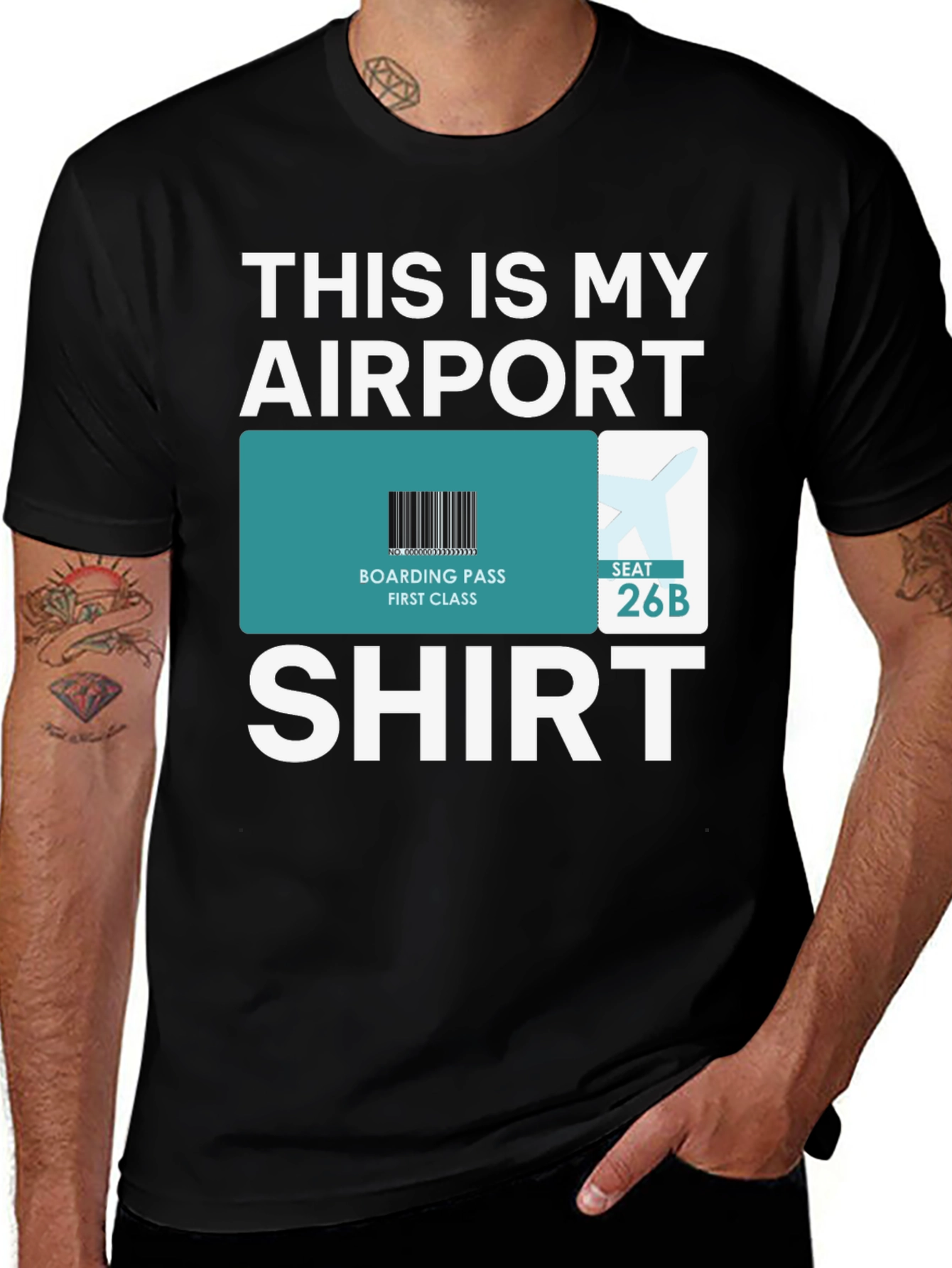 Variant 30 of Airport Shirt - Funny Travel Tee