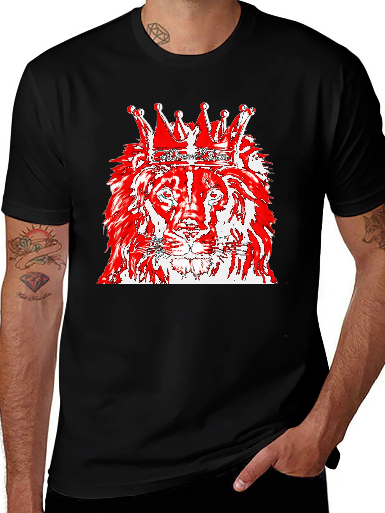 Variant 27 of King Lion Graphic Tee - Bold Streetwear