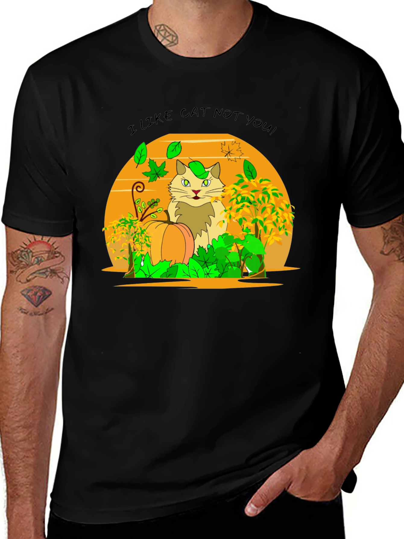 Variant 7 of I Like Cat, Not You! Novelty T-Shirt