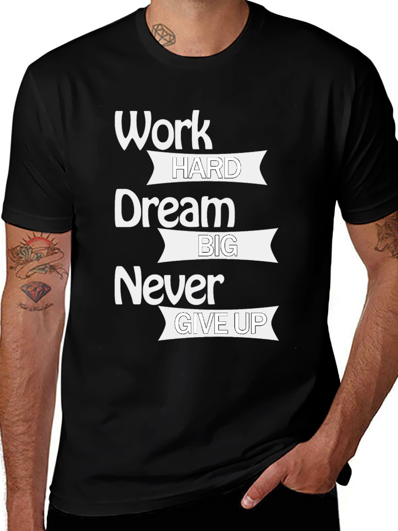 Variant 7 of Inspirational Graphic Print T-Shirt