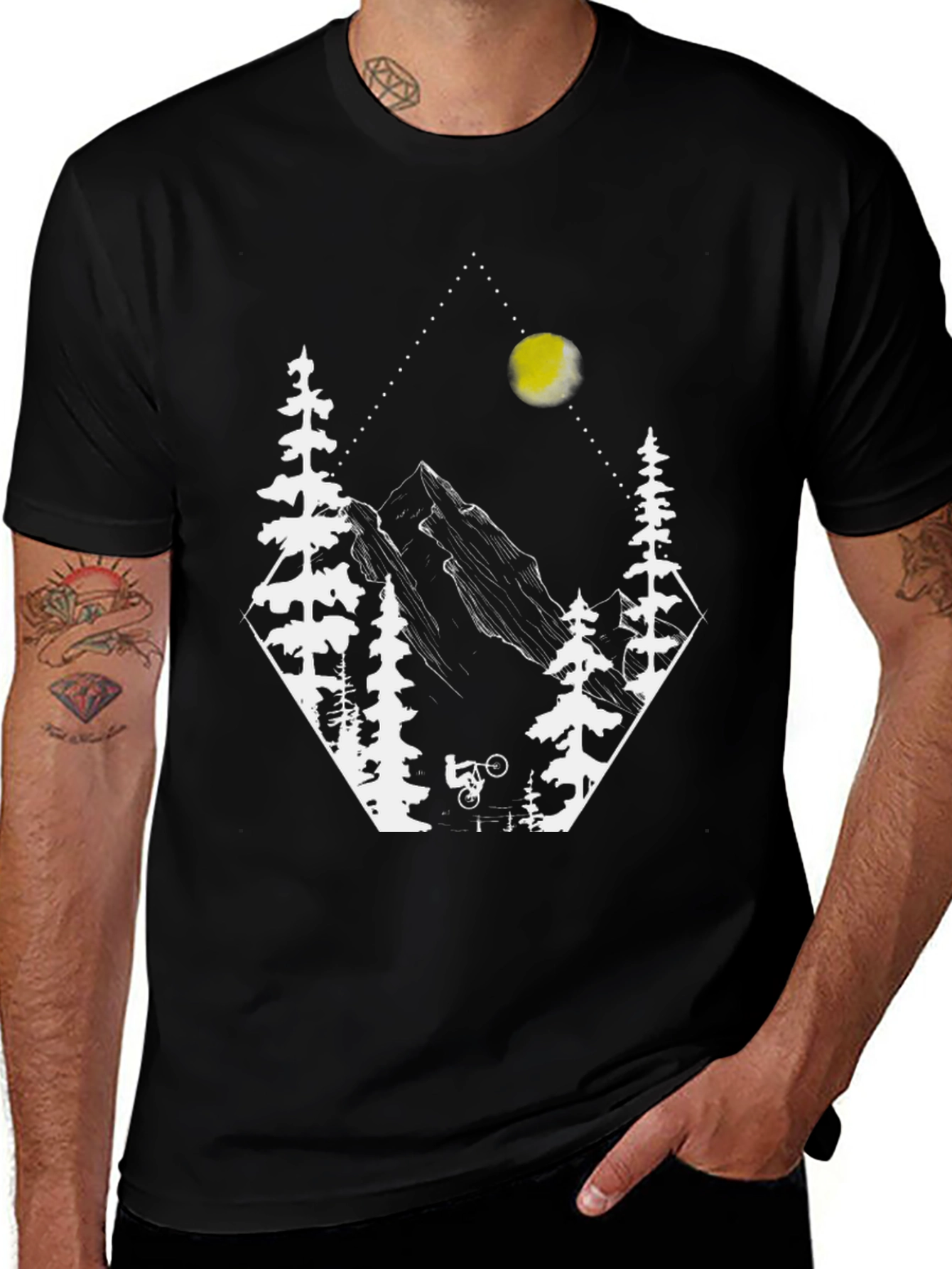 Variant 30 of Mountain Bike Adventure T-Shirt - Nature Design