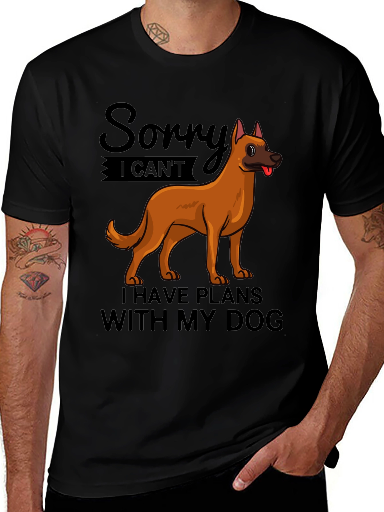 Variant 21 of Dog Plans T-Shirt - Sorry, I Can't