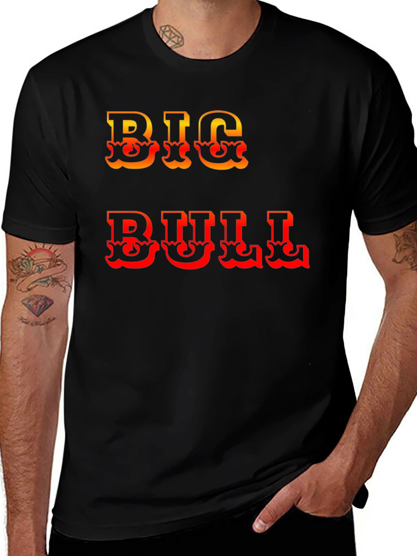 Variant 9 of Big Bull Graphic Tee - Bold Statement Shirt