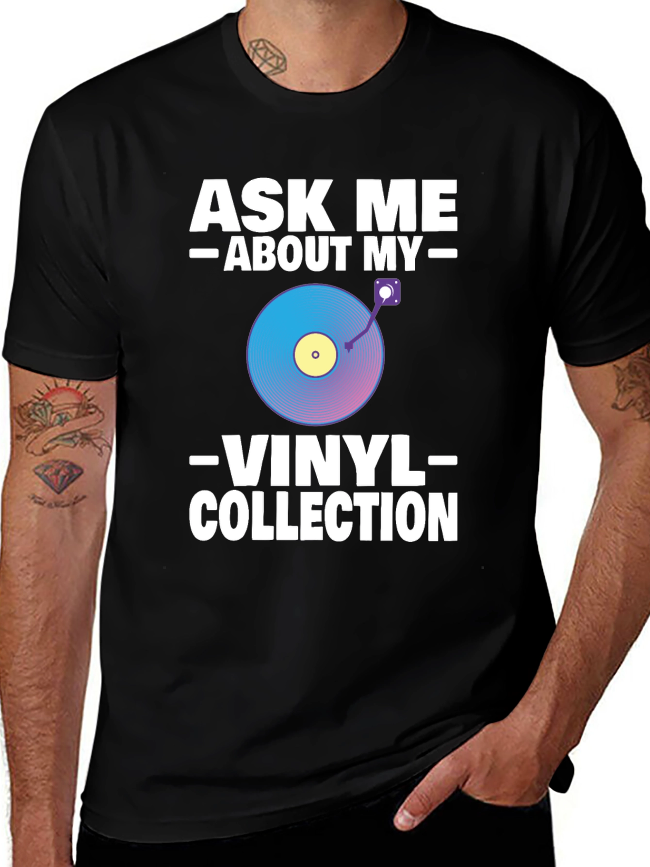 Variant 13 of Ask Me About My Vinyl Collection T-Shirt