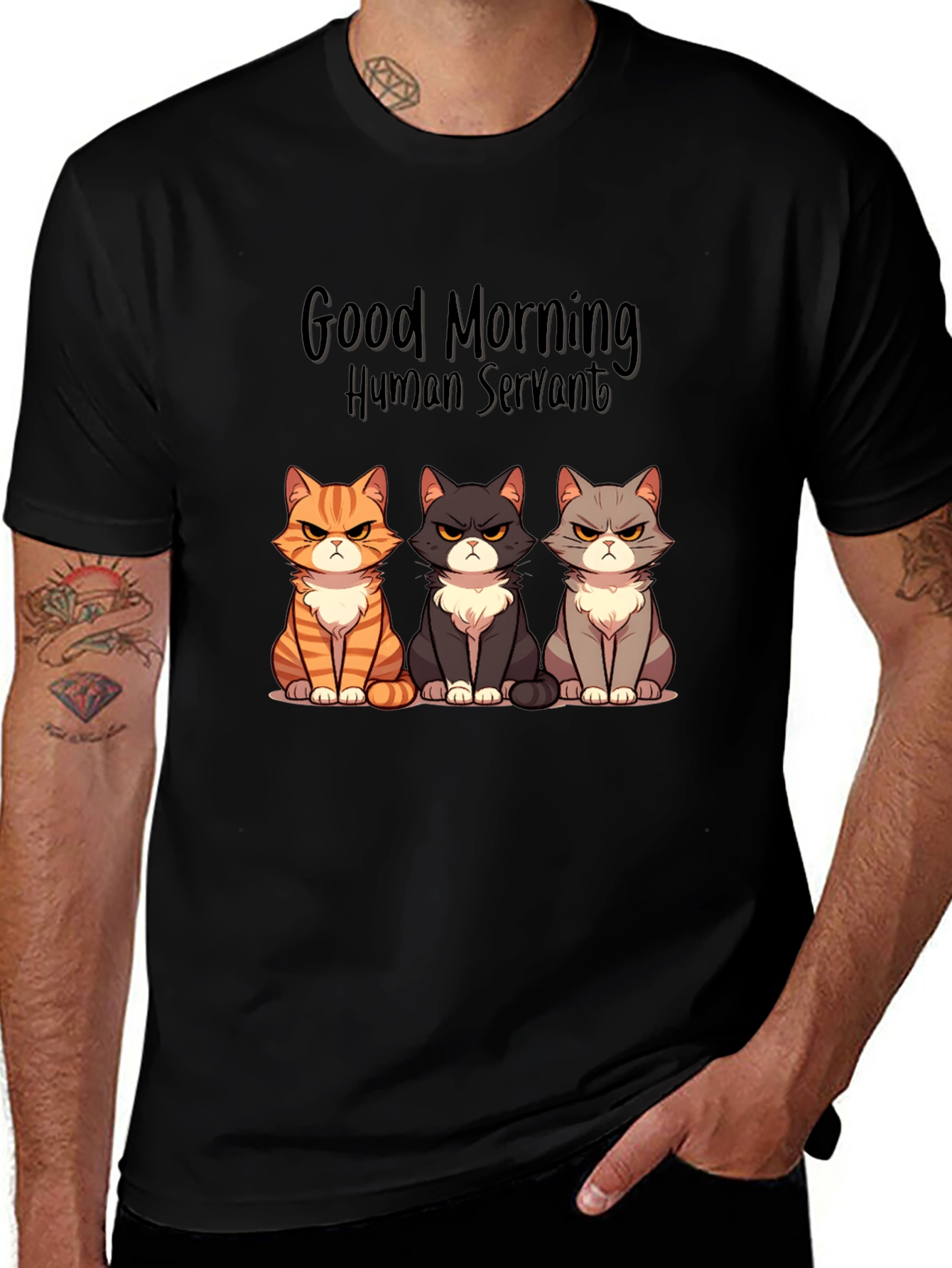 Variant 30 of Good Morning Human Servant T-Shirt