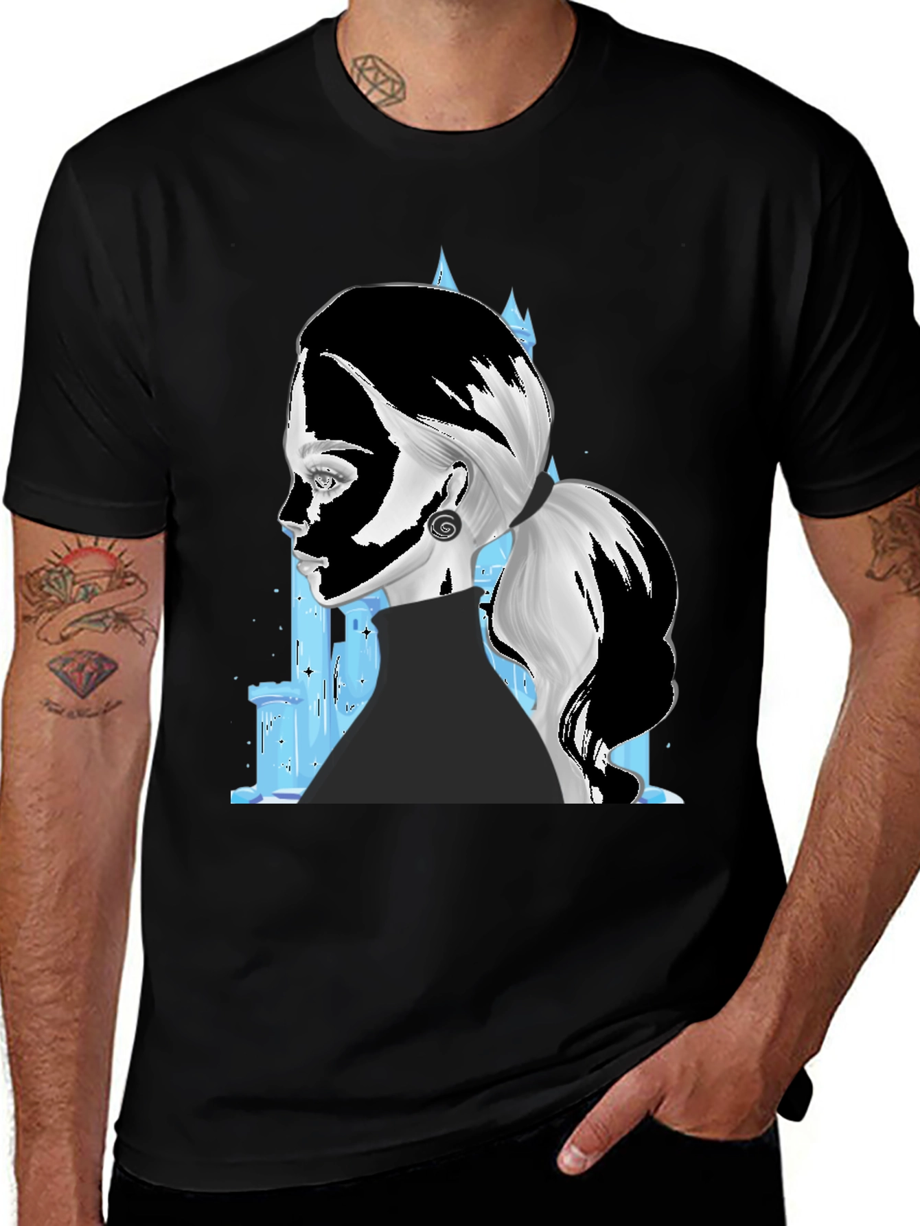 Variant 2 of Ice Queen Graphic T-Shirt - Unique Design, Comfortable Fit