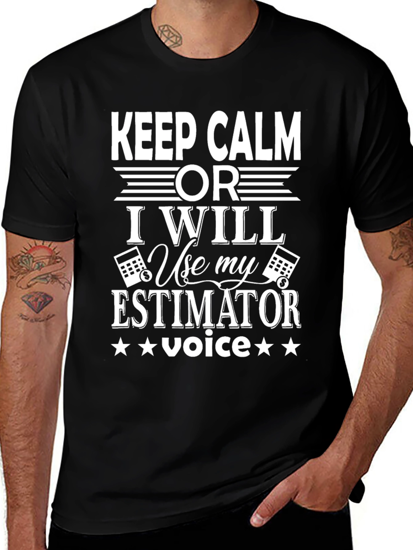 Keep Calm Estimator Voice T-Shirt