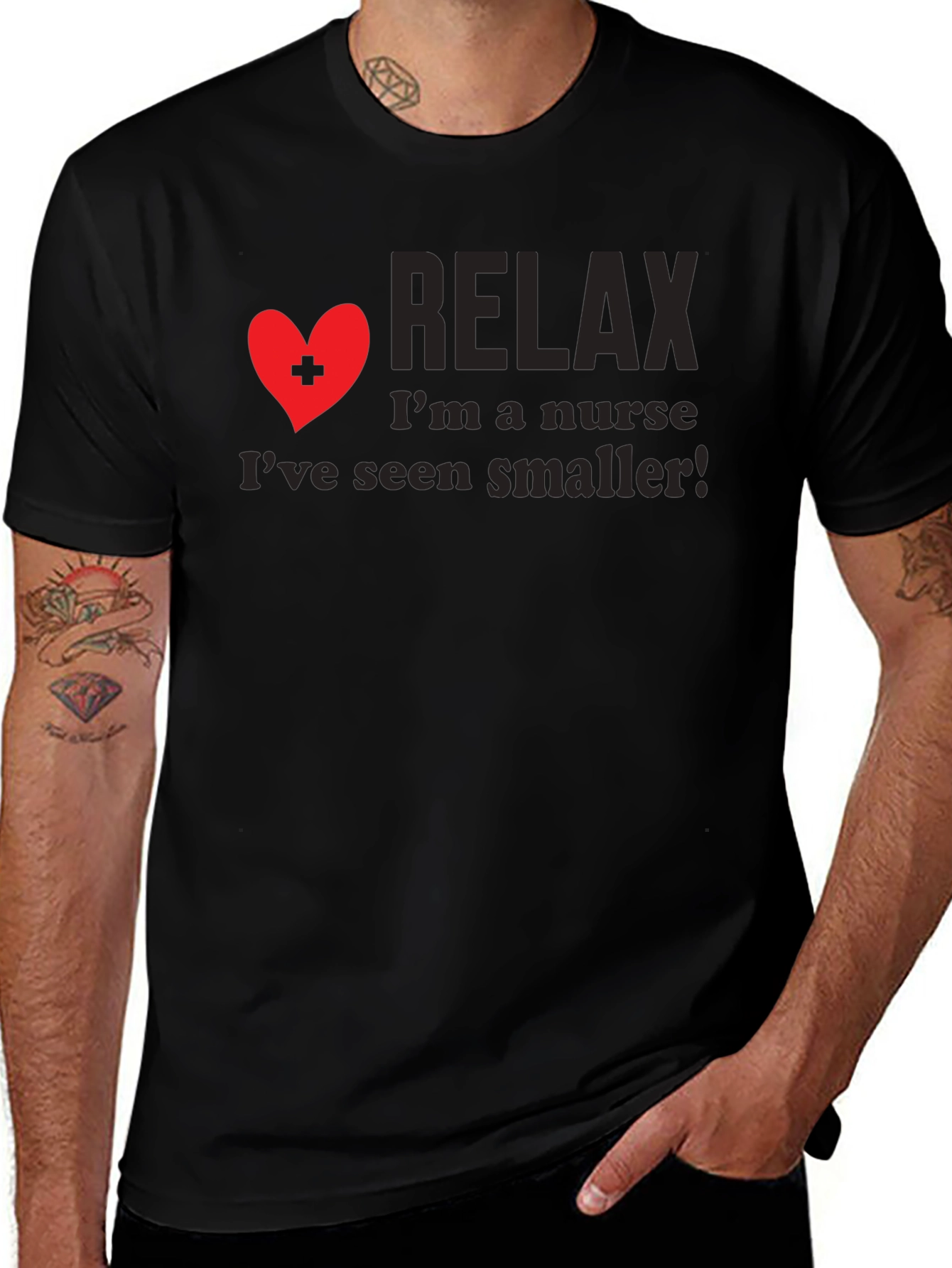 Relax I'm a Nurse T-Shirt Funny Sarcastic RN Gift