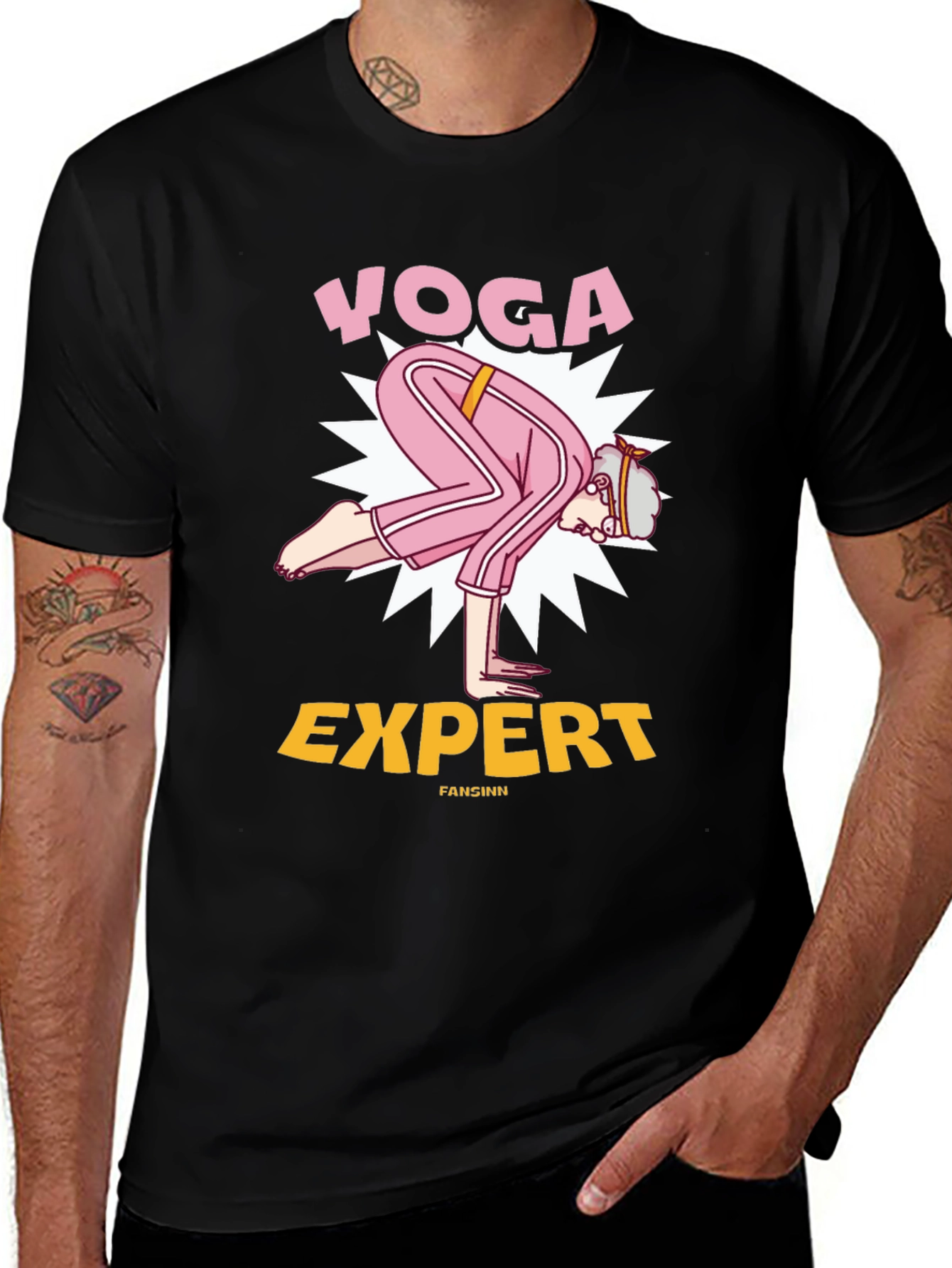 Variant 19 of Yoga Expert Graphic T-Shirt - Comfortable and Stylish