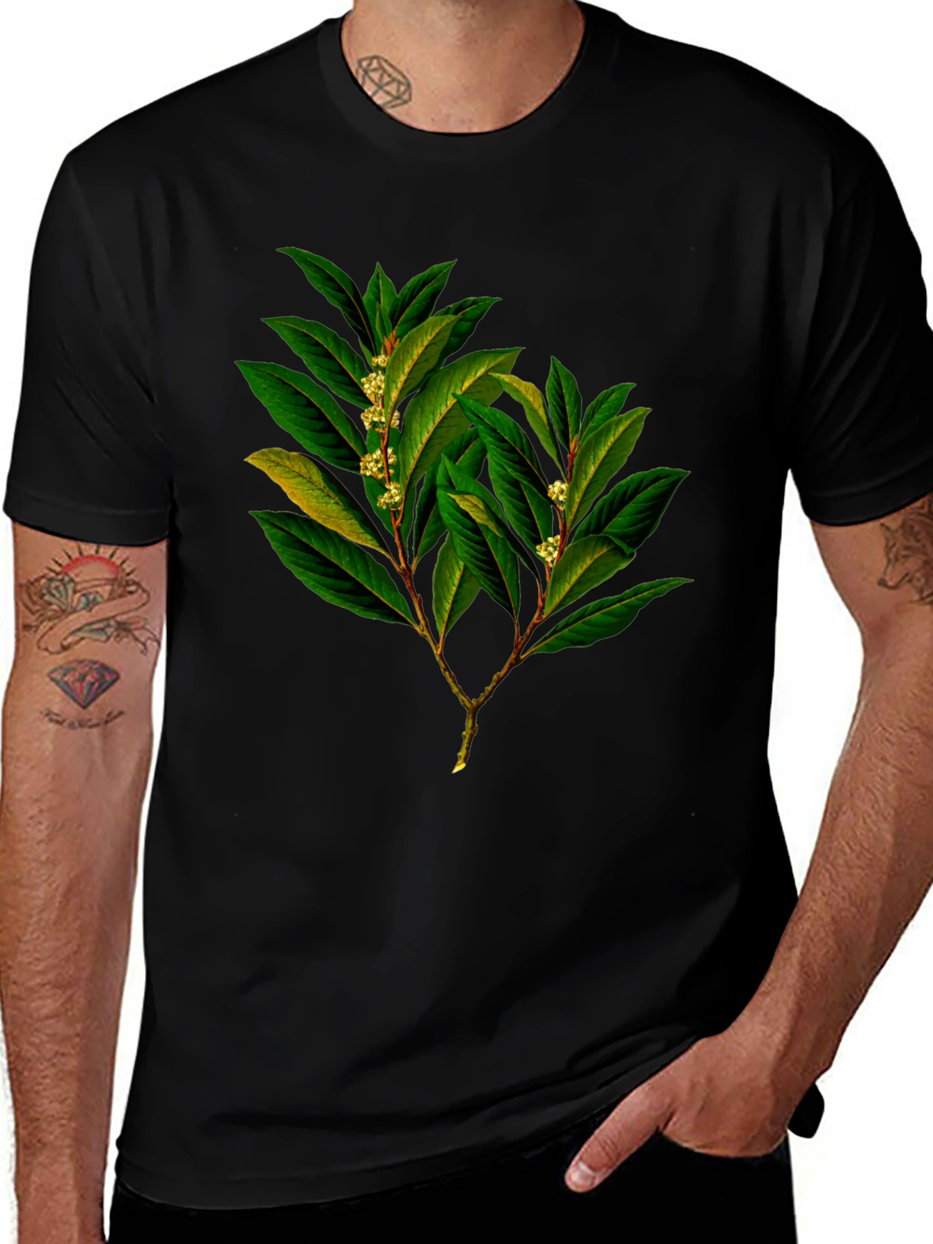 Variant 19 of Botanical Tee - Nature Inspired Graphic T-Shirt