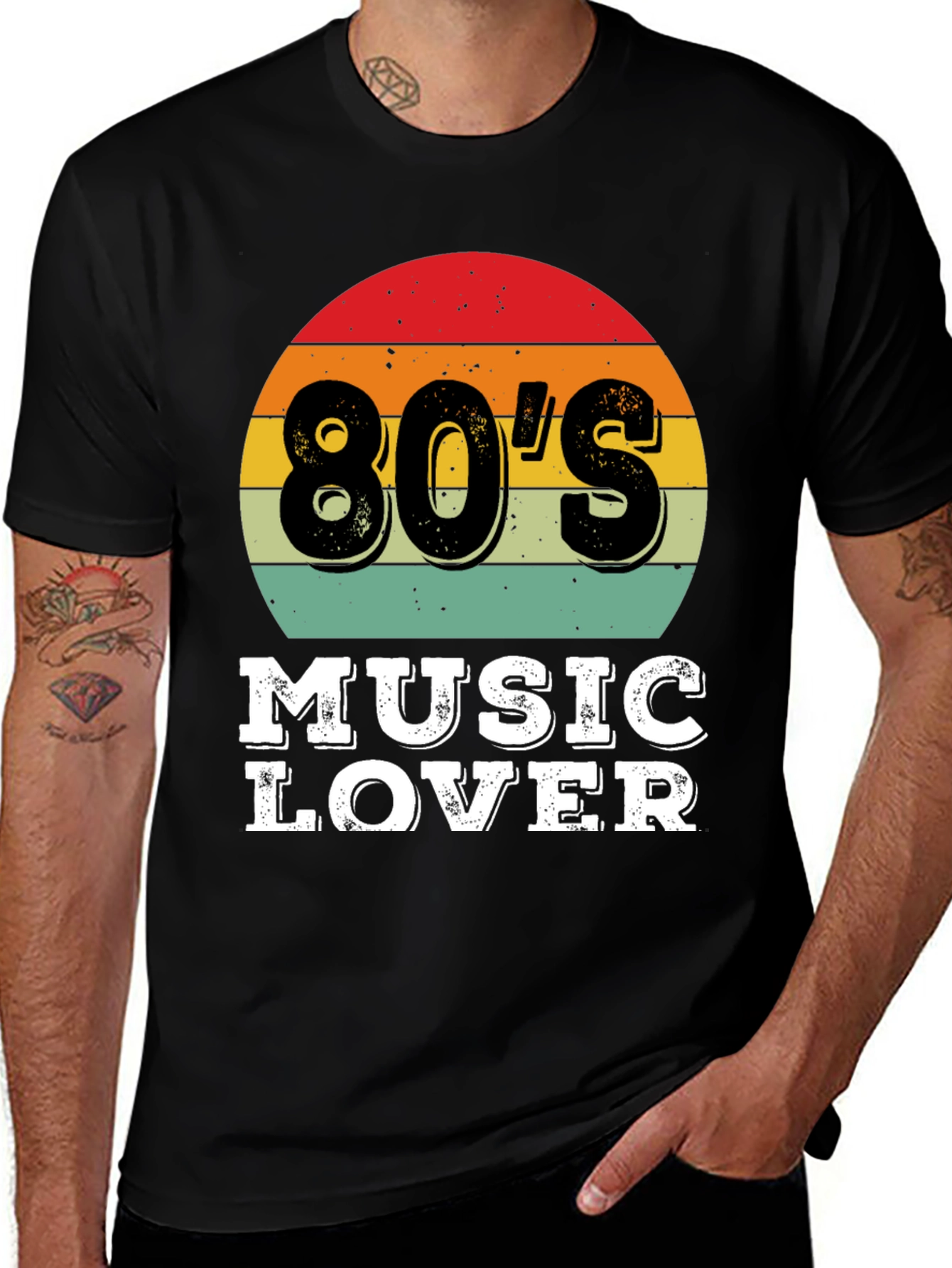Variant 7 of 80's Music Lover Graphic Tee - Retro Style