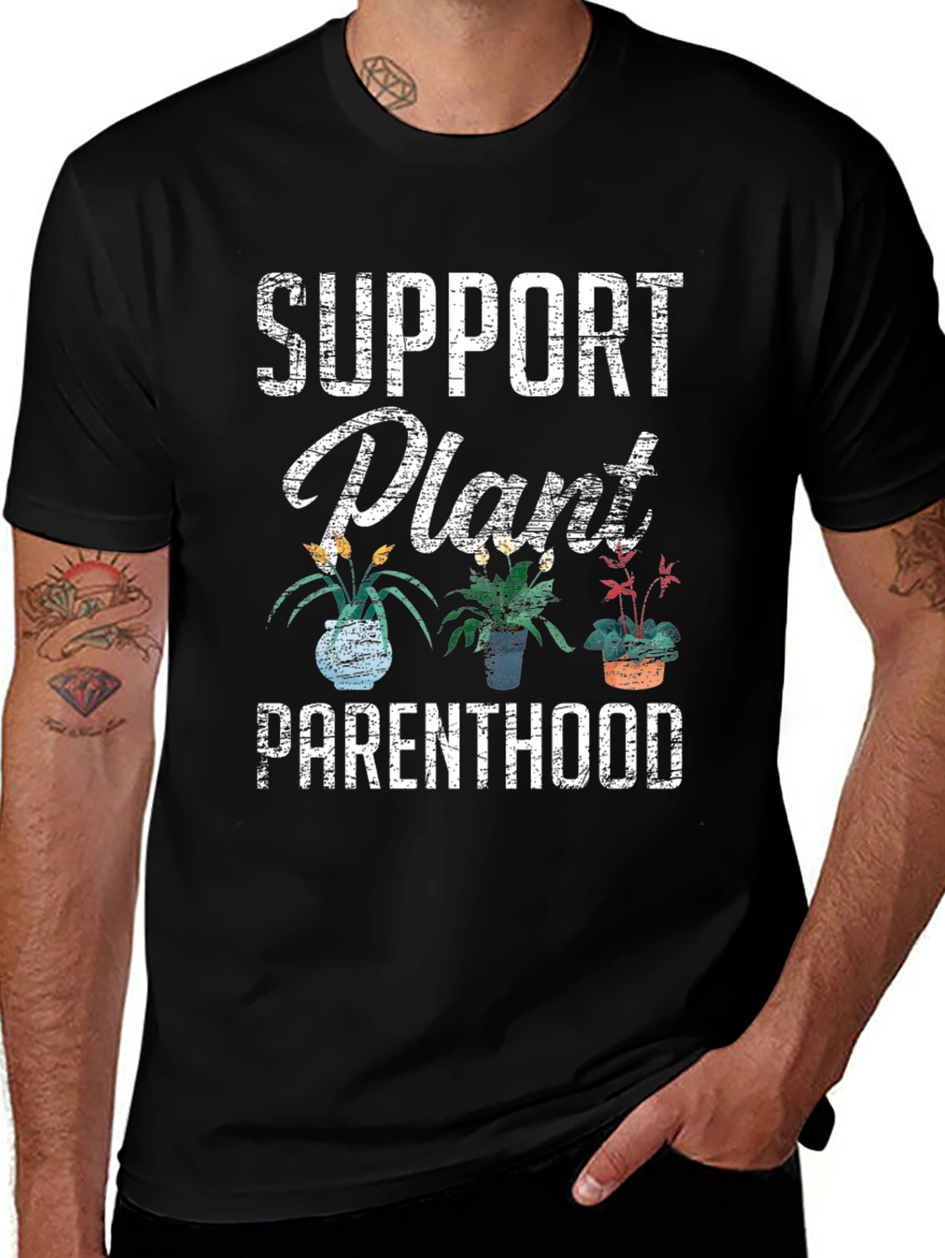 Variant 24 of Support Plant Parenthood Graphic T-Shirt