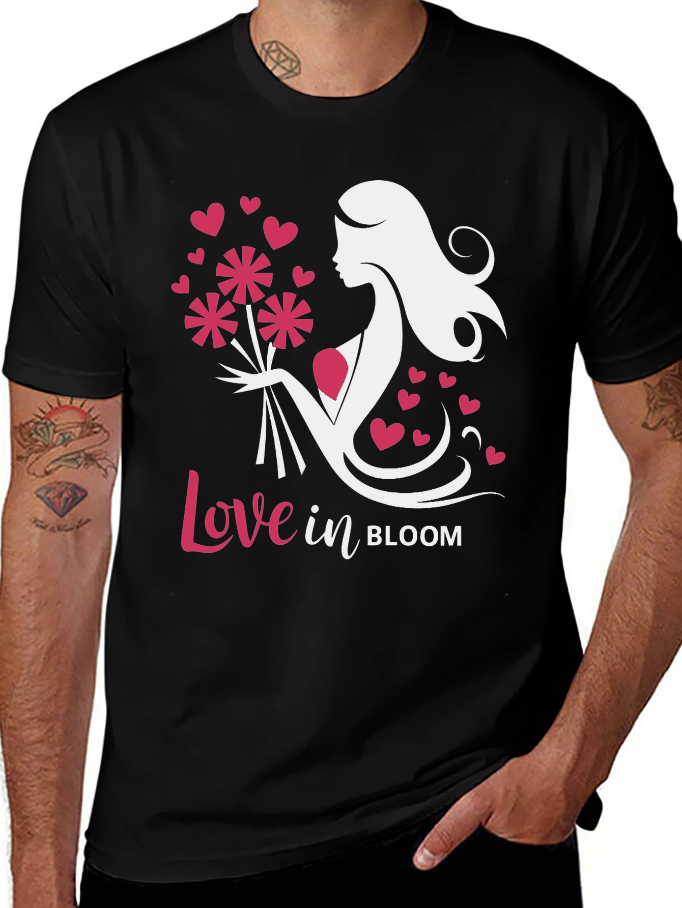 Variant 29 of Love in Bloom Graphic Tee - Stylish & Trendy