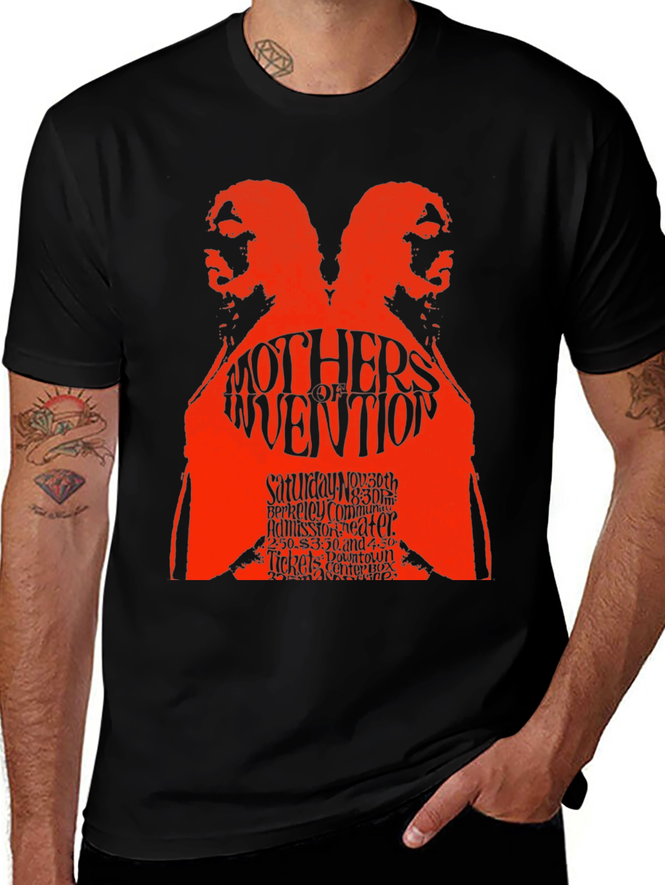 Black Mothers of Invention Concert T-Shirt main image