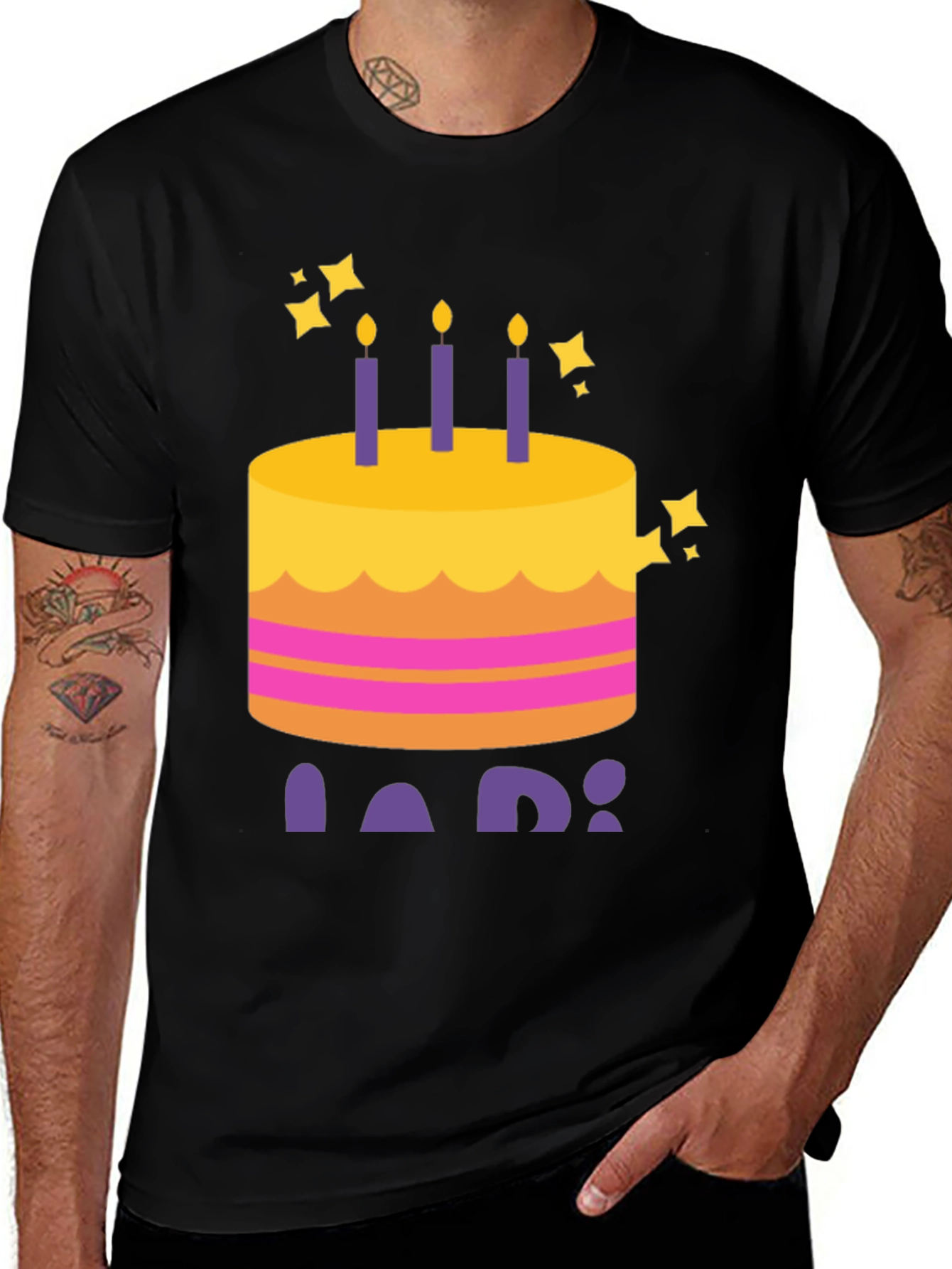 Variant 30 of Birthday Cake T-Shirt - Celebrate in Style!