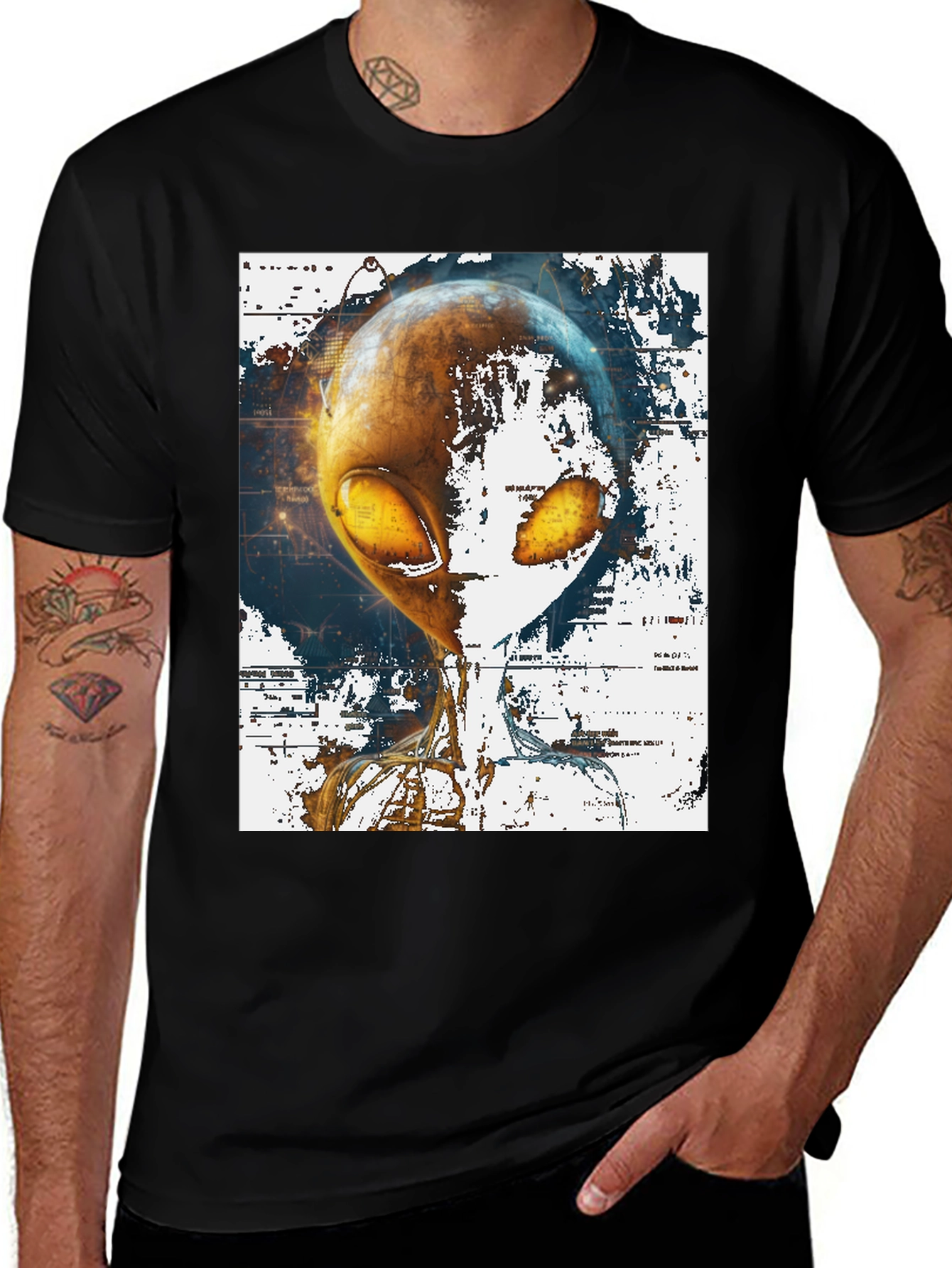 Variant 24 of Alien Graphic Print T-Shirt - Sci-Fi Streetwear